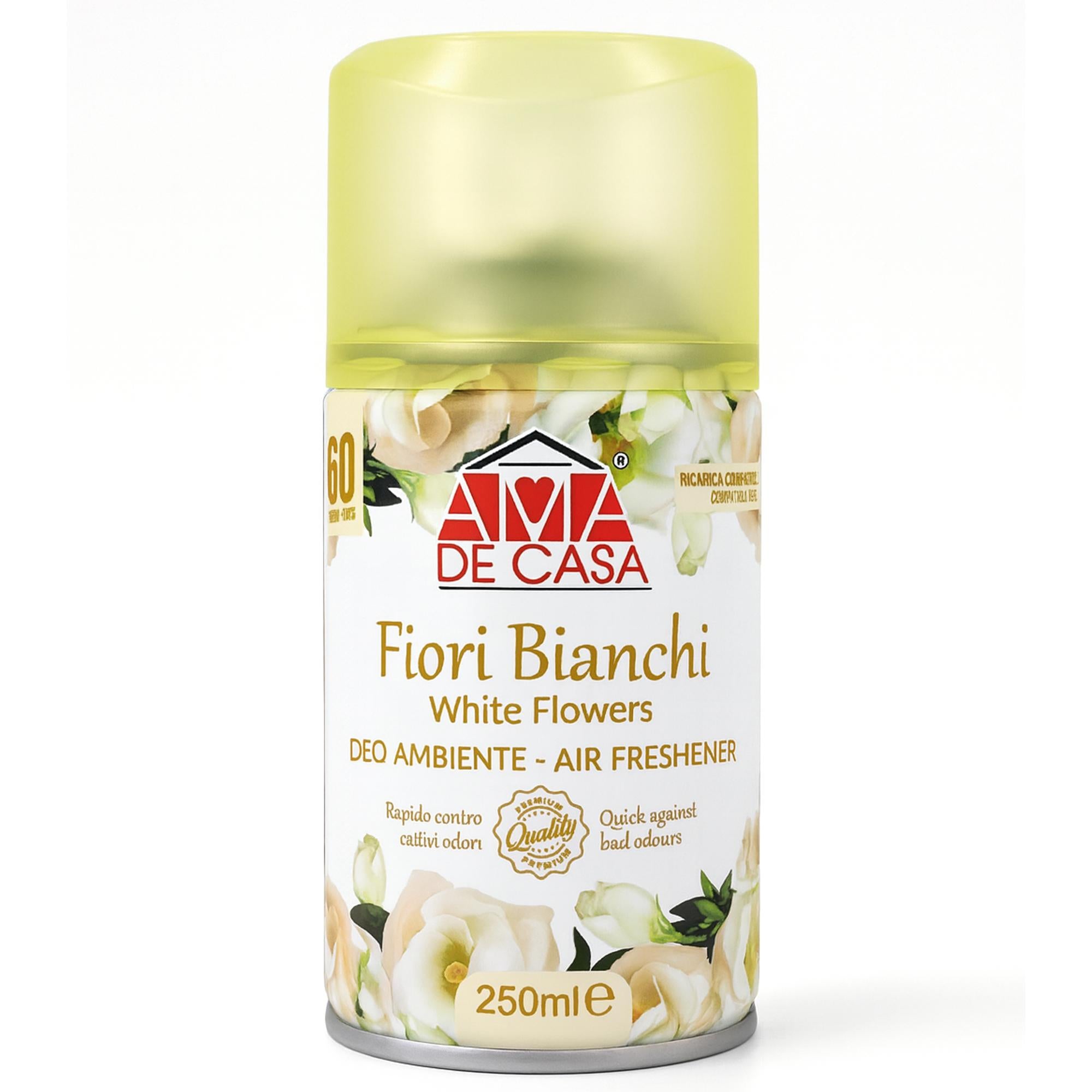 Ama de Casa Deodorante Spray Deo Matic 250ml - Fiori Bianchi