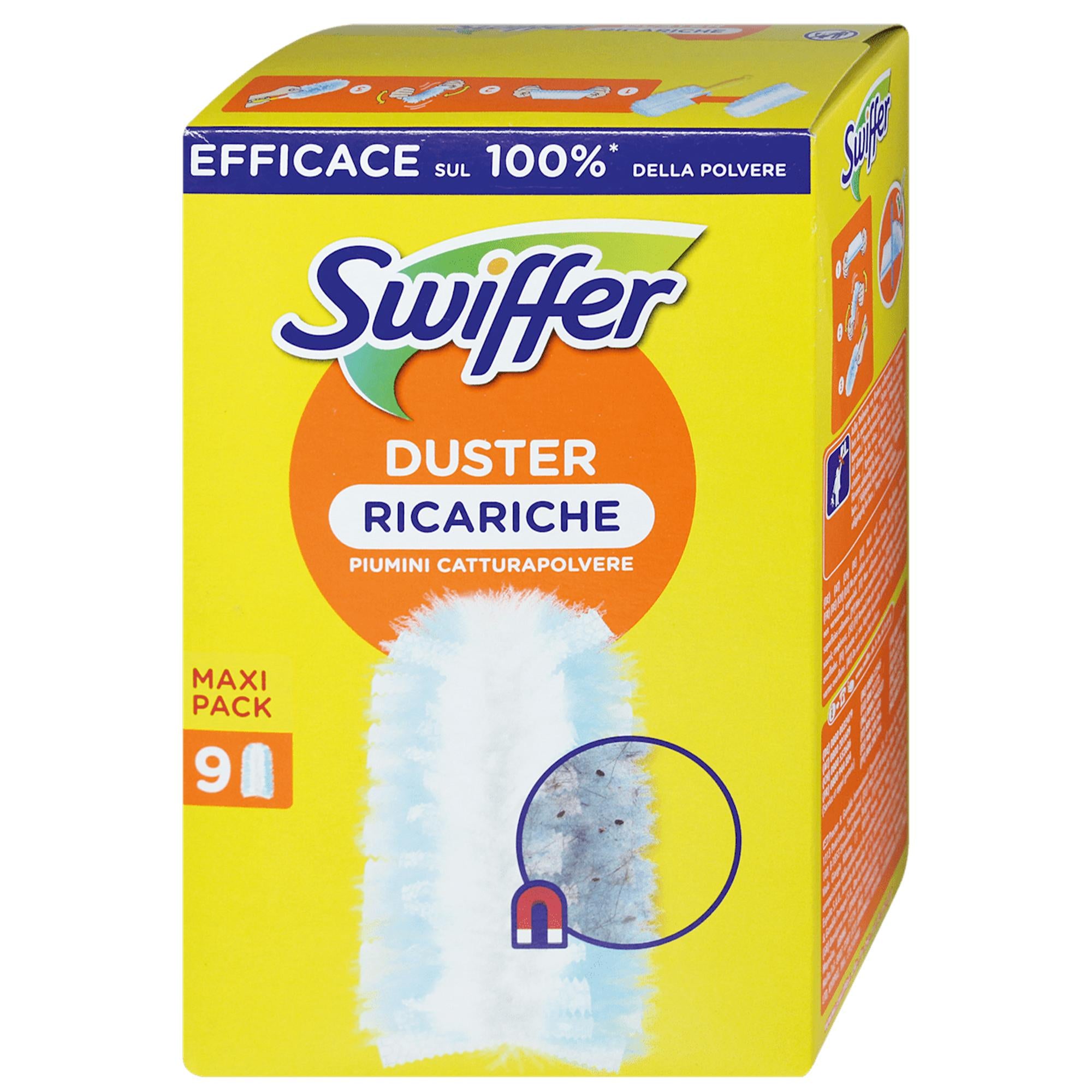 Swiffer Duster Piumini Cattura Polvere - 9pz