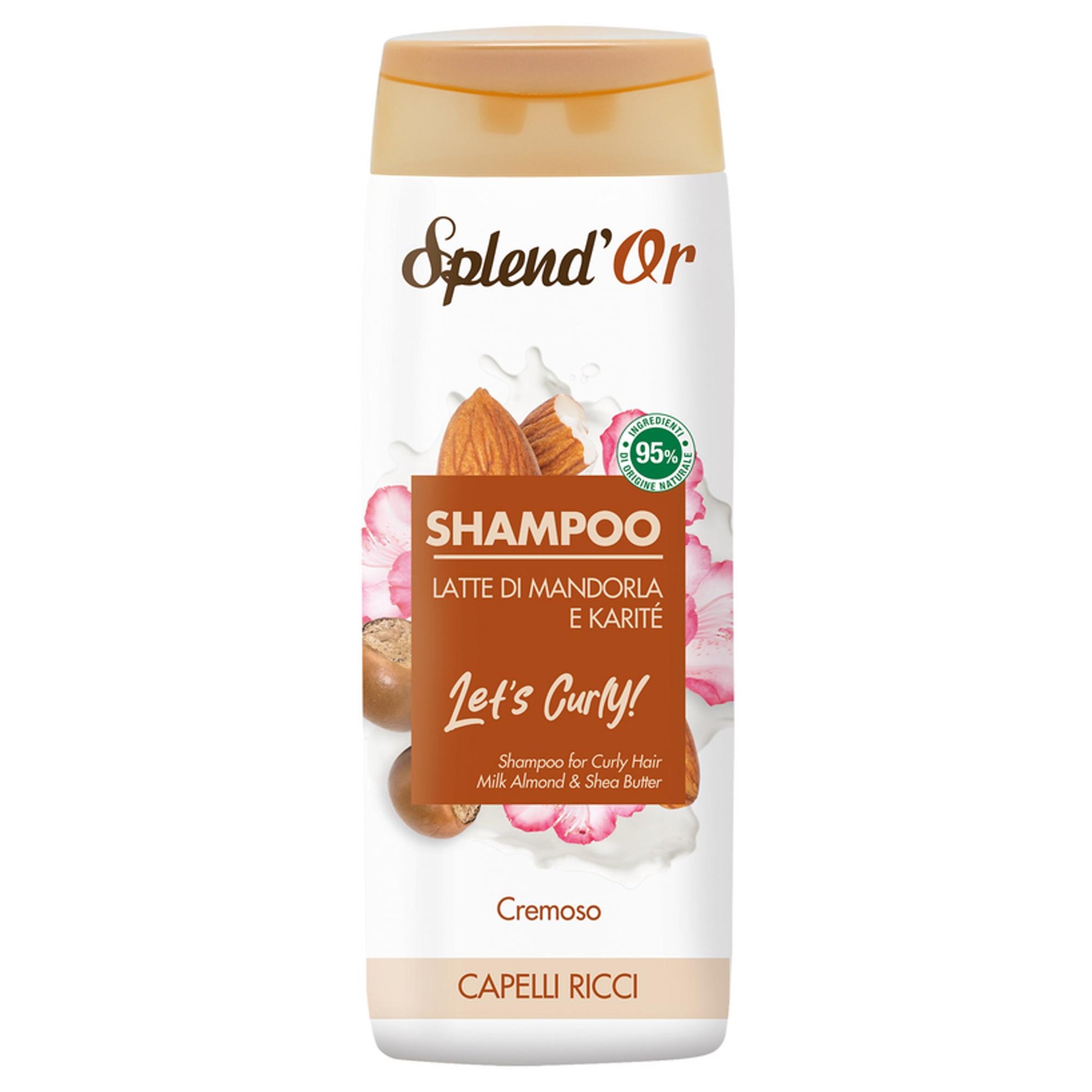 Splendor Shampoo Let's Curly 300ml - Mandorla e Karitè