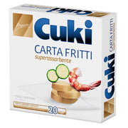Cuki Carta Fritti Superassorbente Fogli Grandi - 20pz