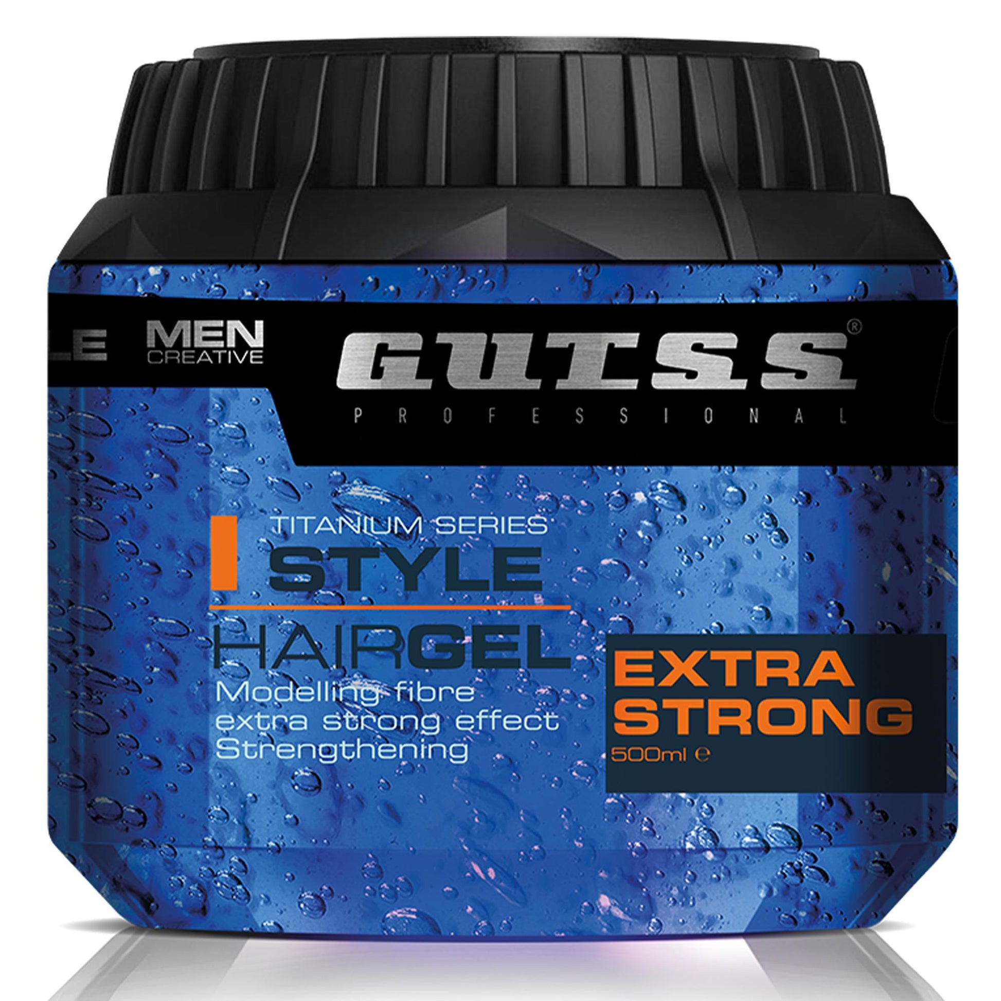 Gutss Titanium Style Hair Gel 500ml - Extra Strong