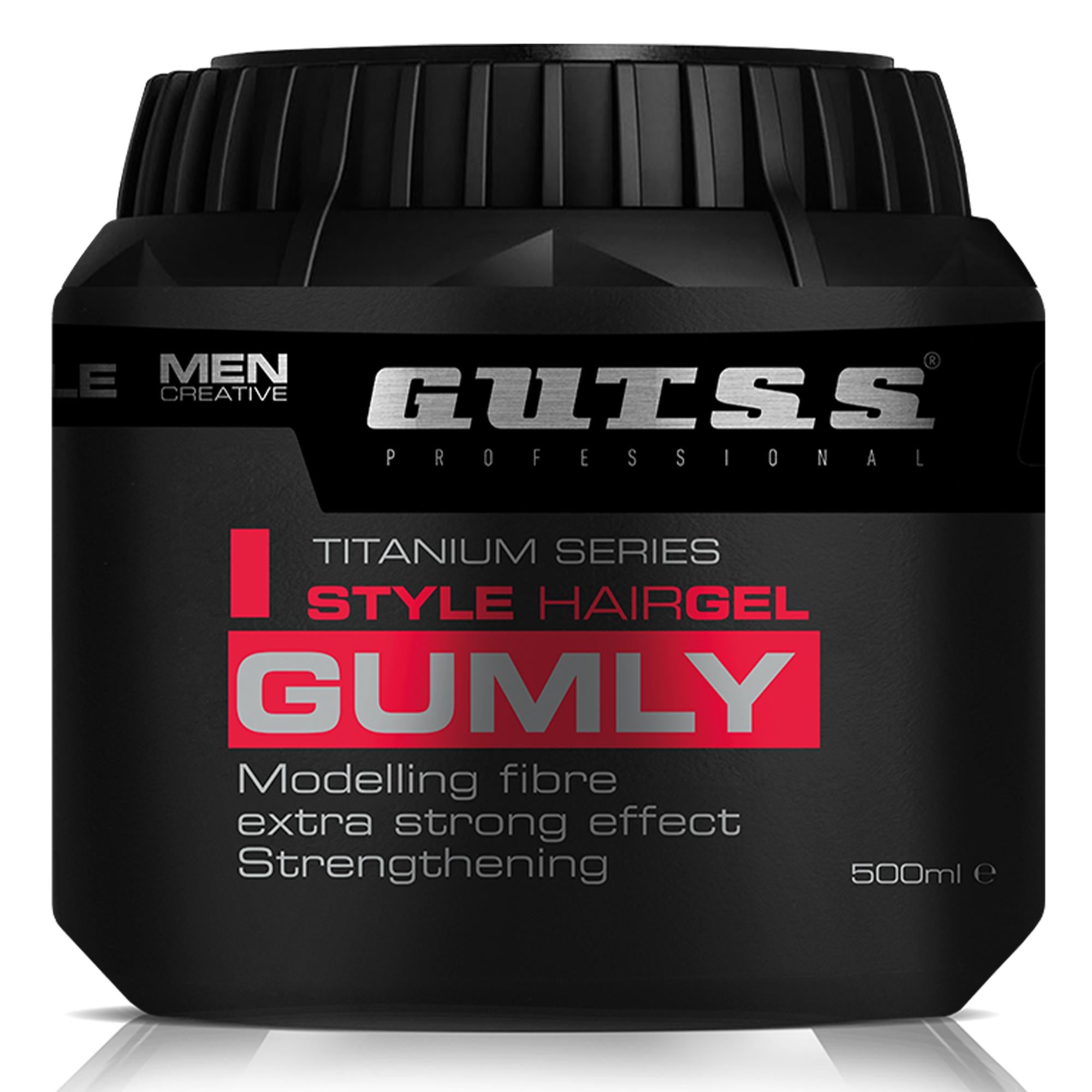 Gutss Titanium Style Hair Gel 500ml - Gumly – Blaco.it