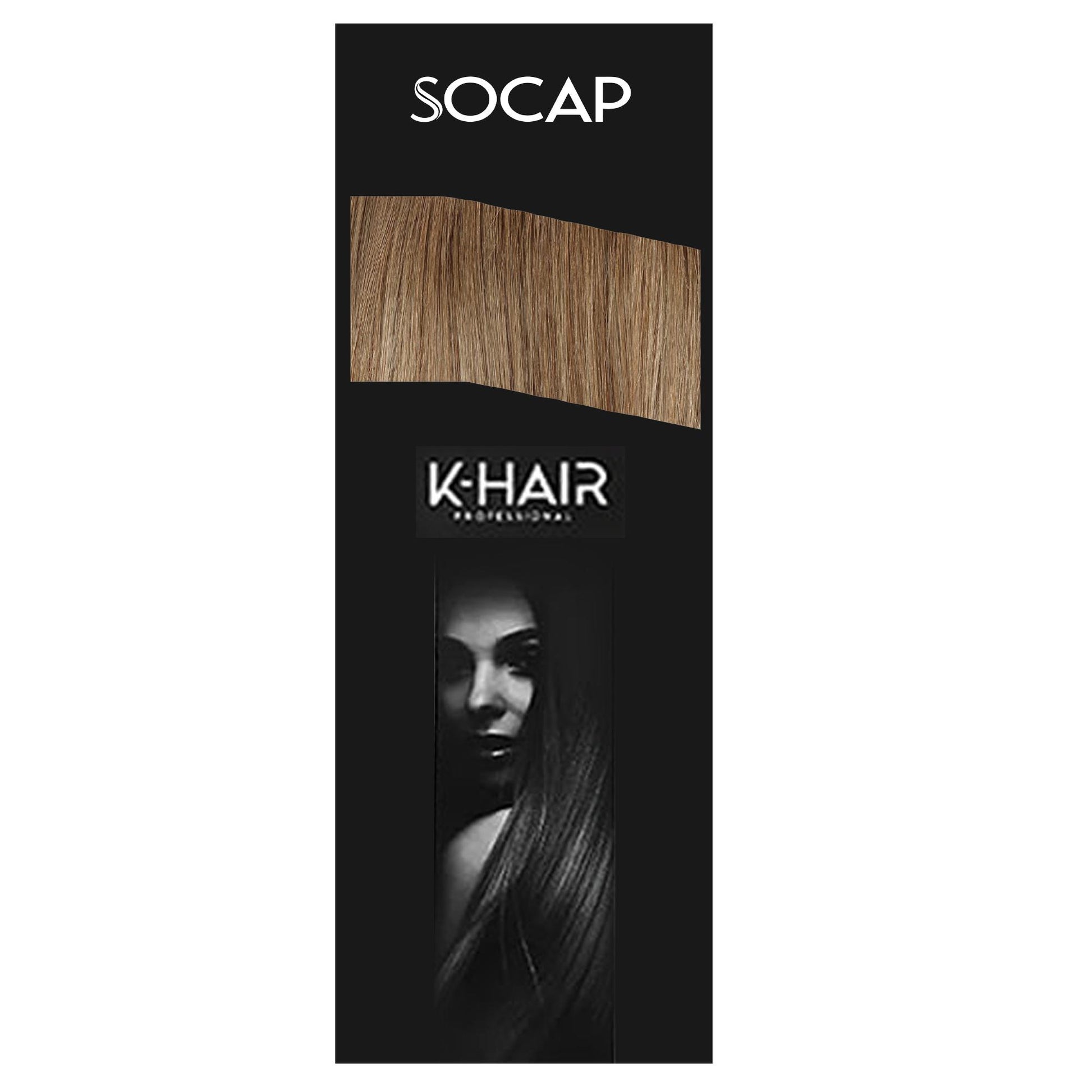 Socap K-Hair Extension con Cheratina 50-55cm 25pz - 6