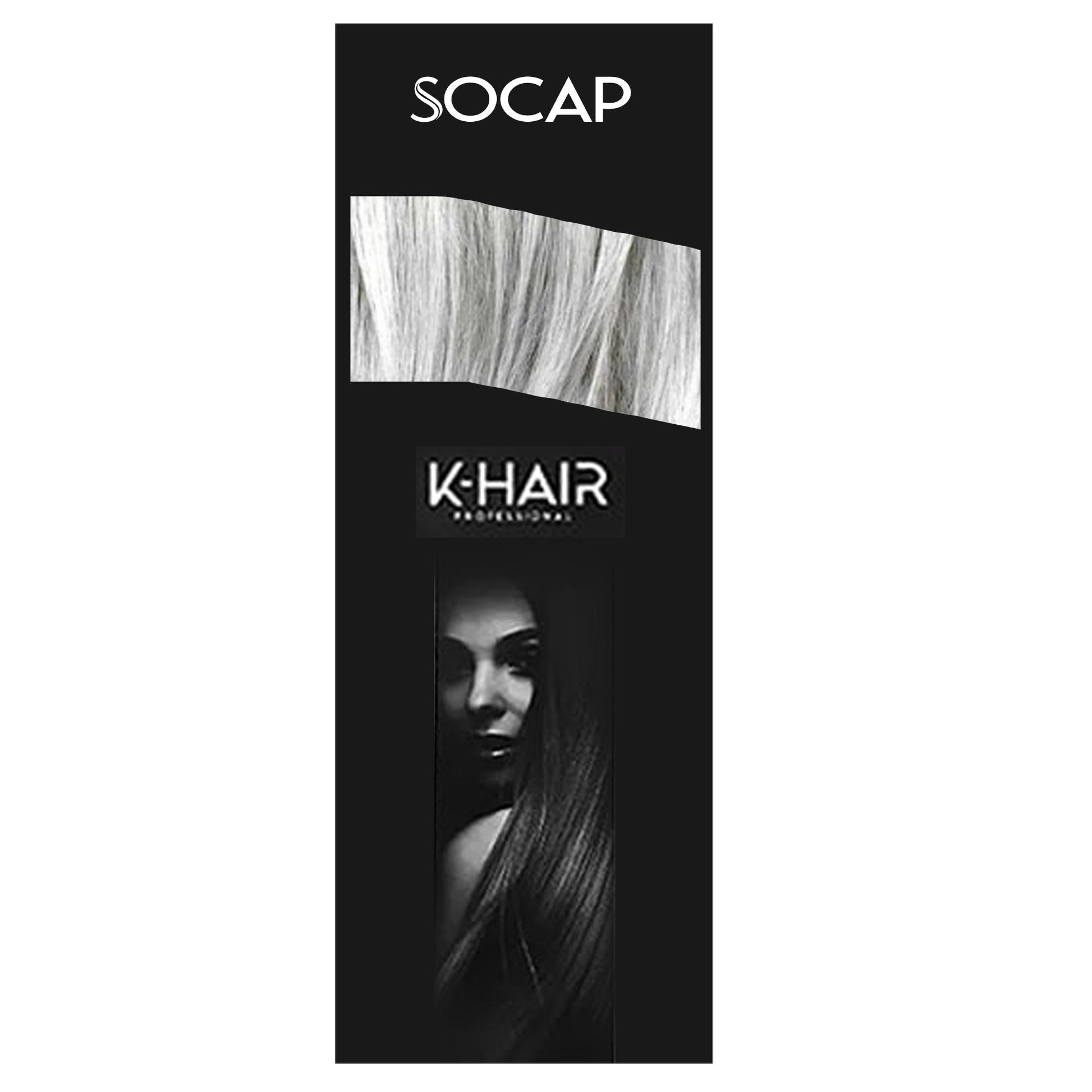 Socap K-Hair Extension con Cheratina 50-55cm 25pz - 1003