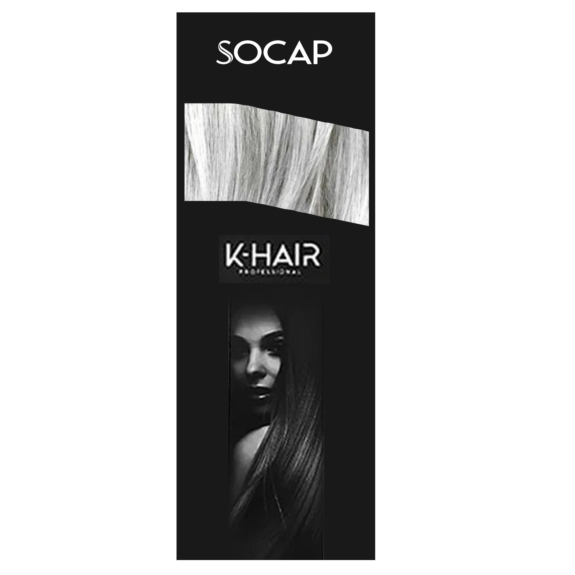 Socap K-Hair Extension con Cheratina 50-55cm 25pz - 1003