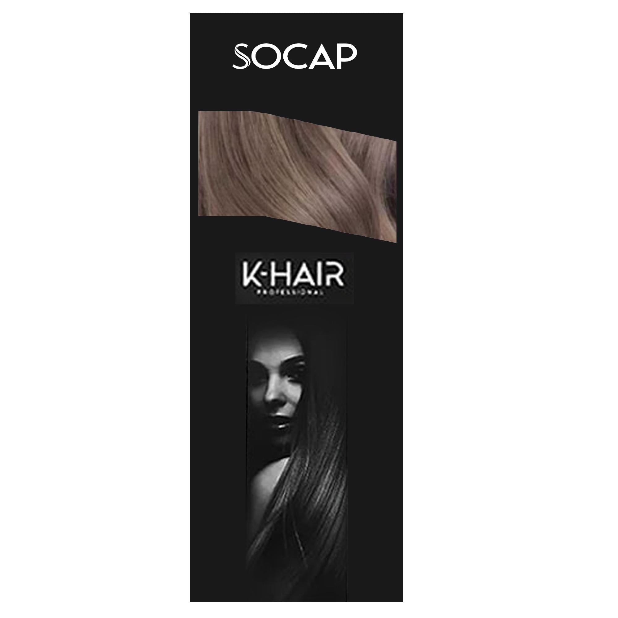 Socap K-Hair Extension con Cheratina 50-55cm 25pz - 8