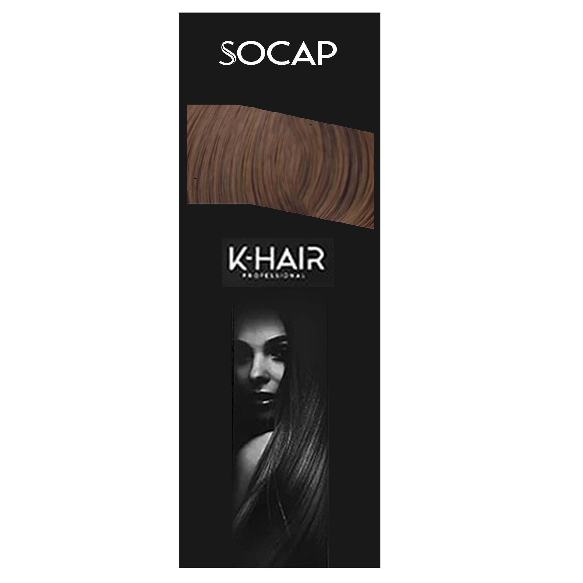Socap K-Hair Extension con Cheratina 50-55cm 25pz - 10