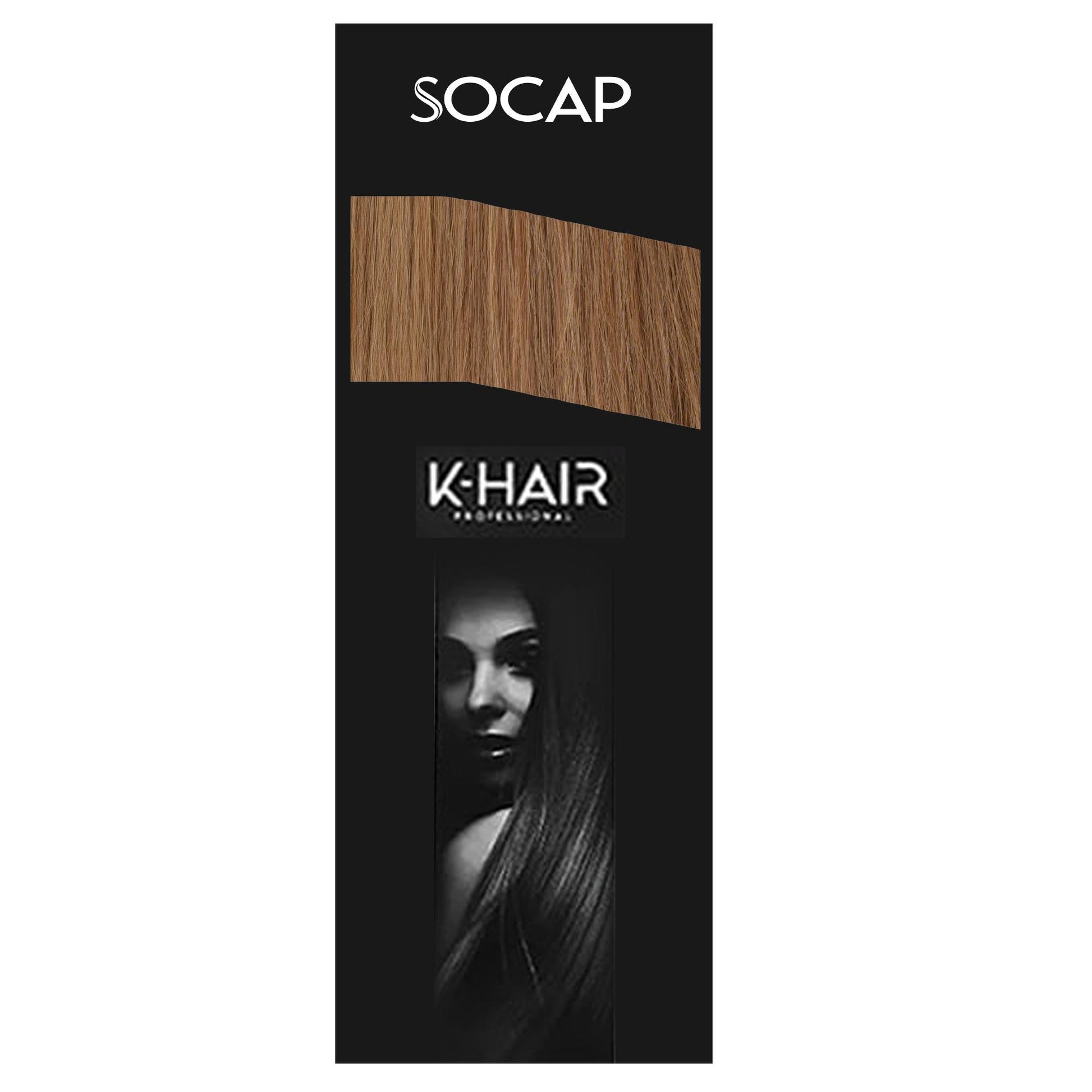 Socap K-Hair Extension con Cheratina 50-55cm 25pz - 14