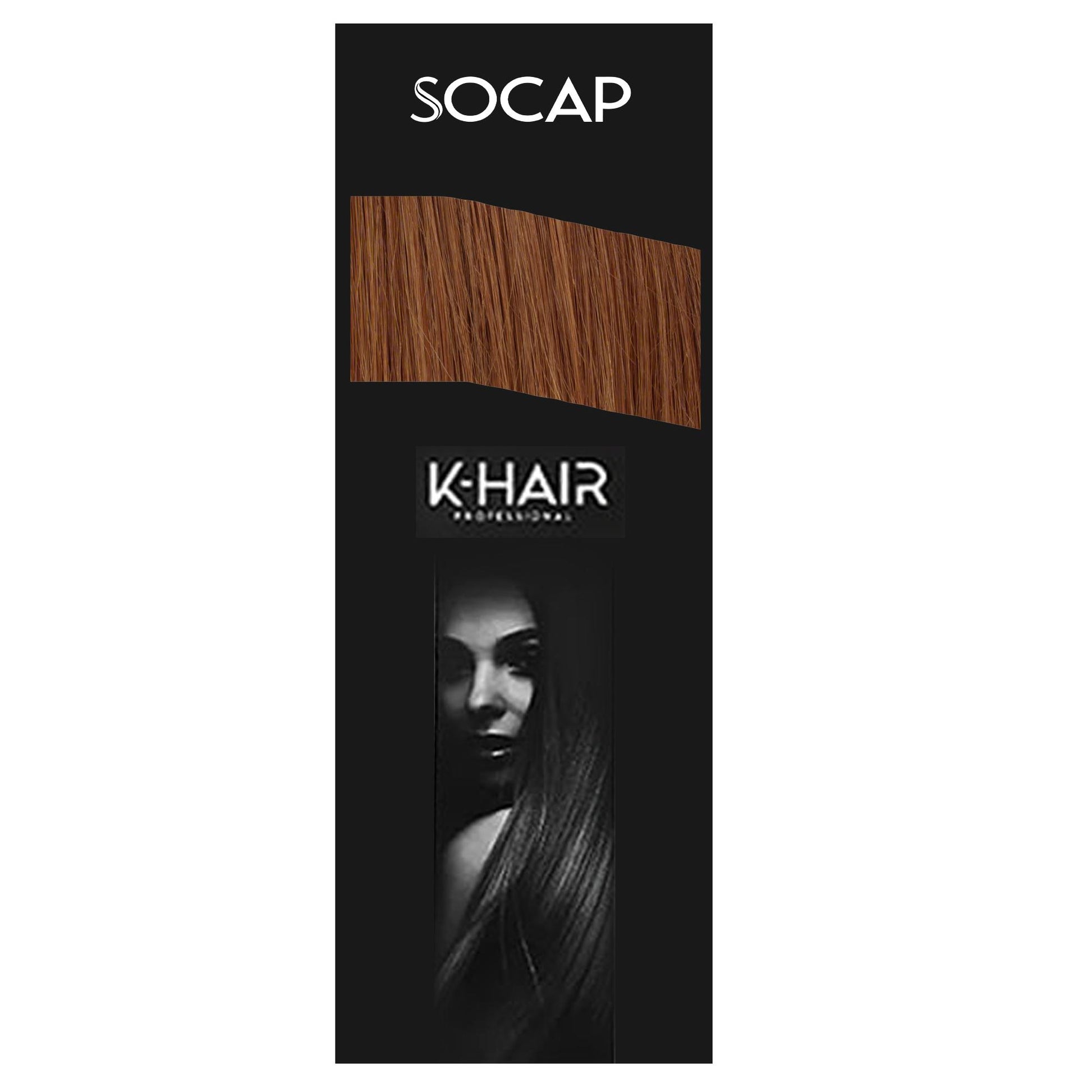 Socap K-Hair Extension con Cheratina 50-55cm 25pz - 17