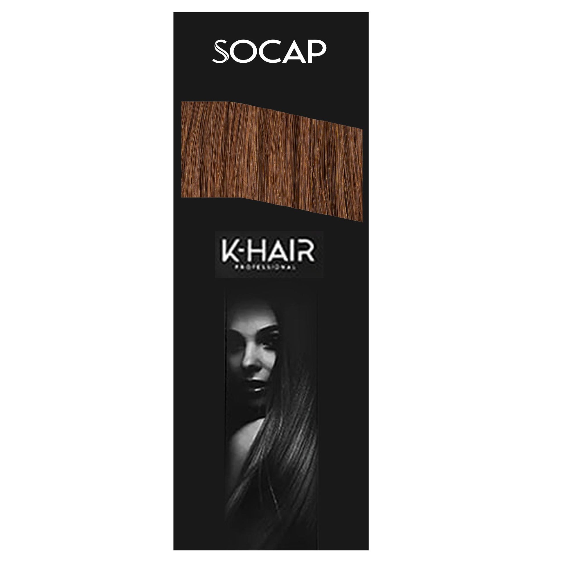 Socap K-Hair Extension con Cheratina 50-55cm 25pz - 32