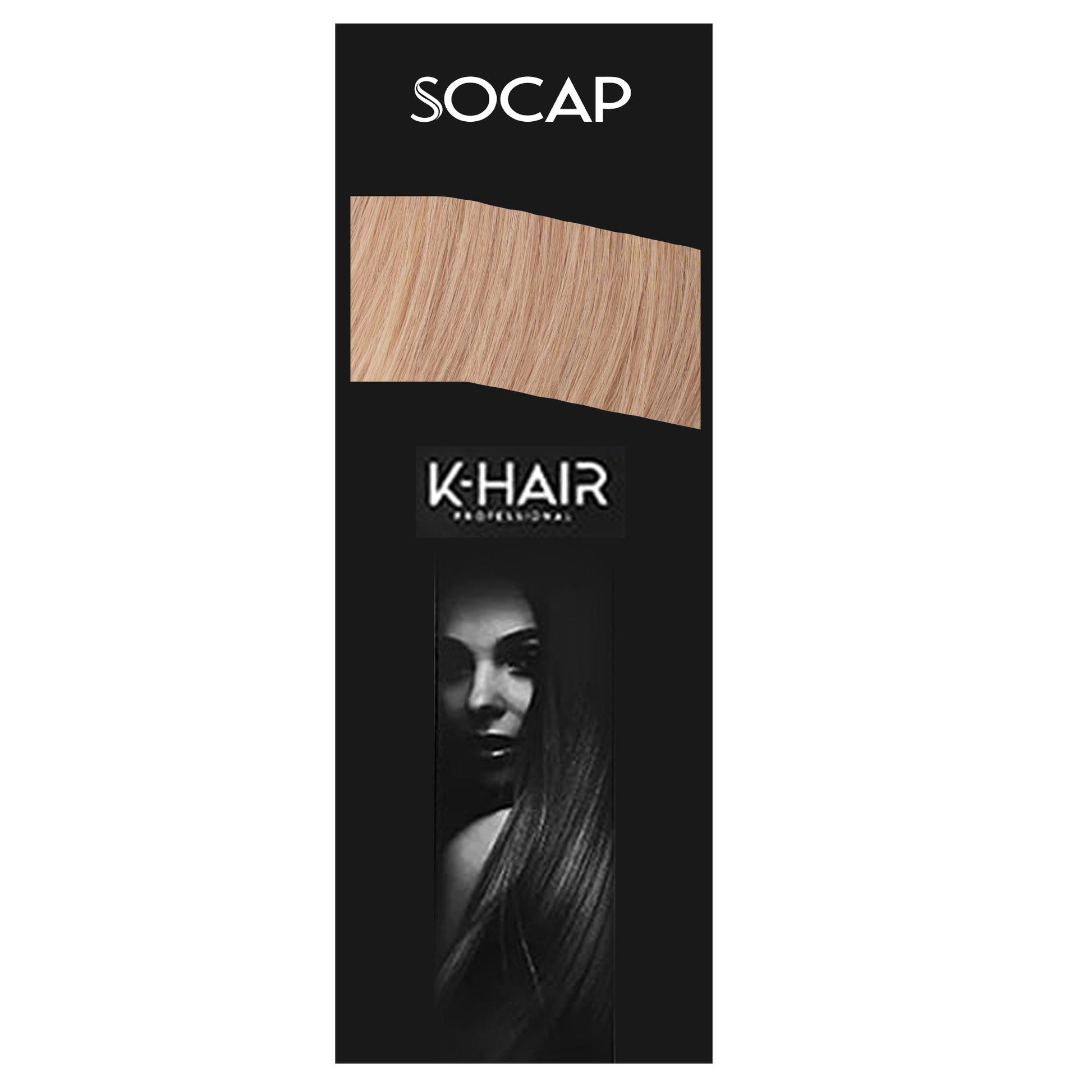 Socap K-Hair Extension con Cheratina 50-55cm 25pz - 24