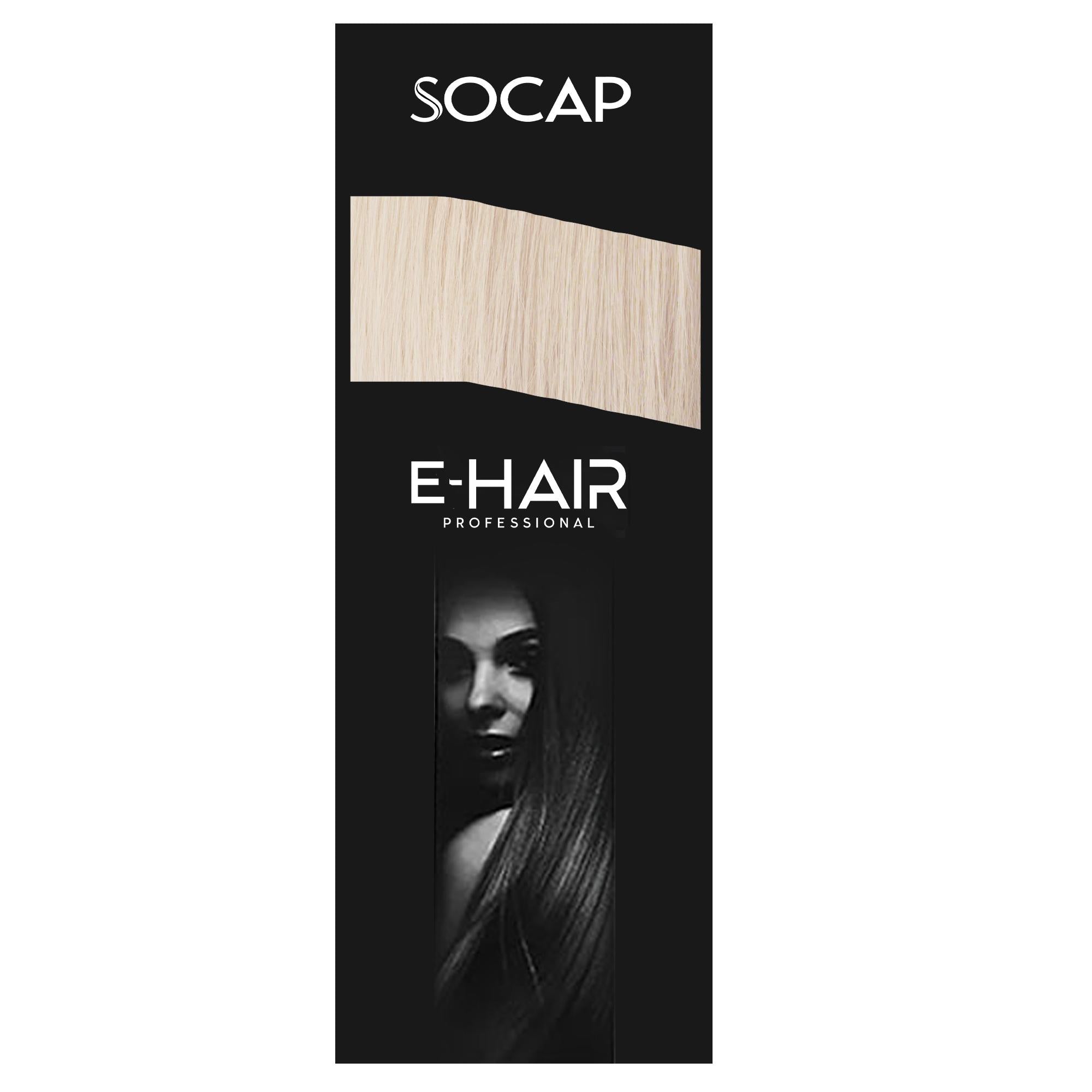 Socap E-Hair Extension con Clip 55-60cm - 1001