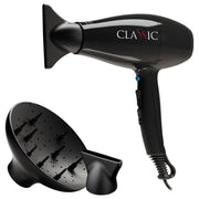 Gama Asciugacapelli Classic Ion Plus 2200W - Nero