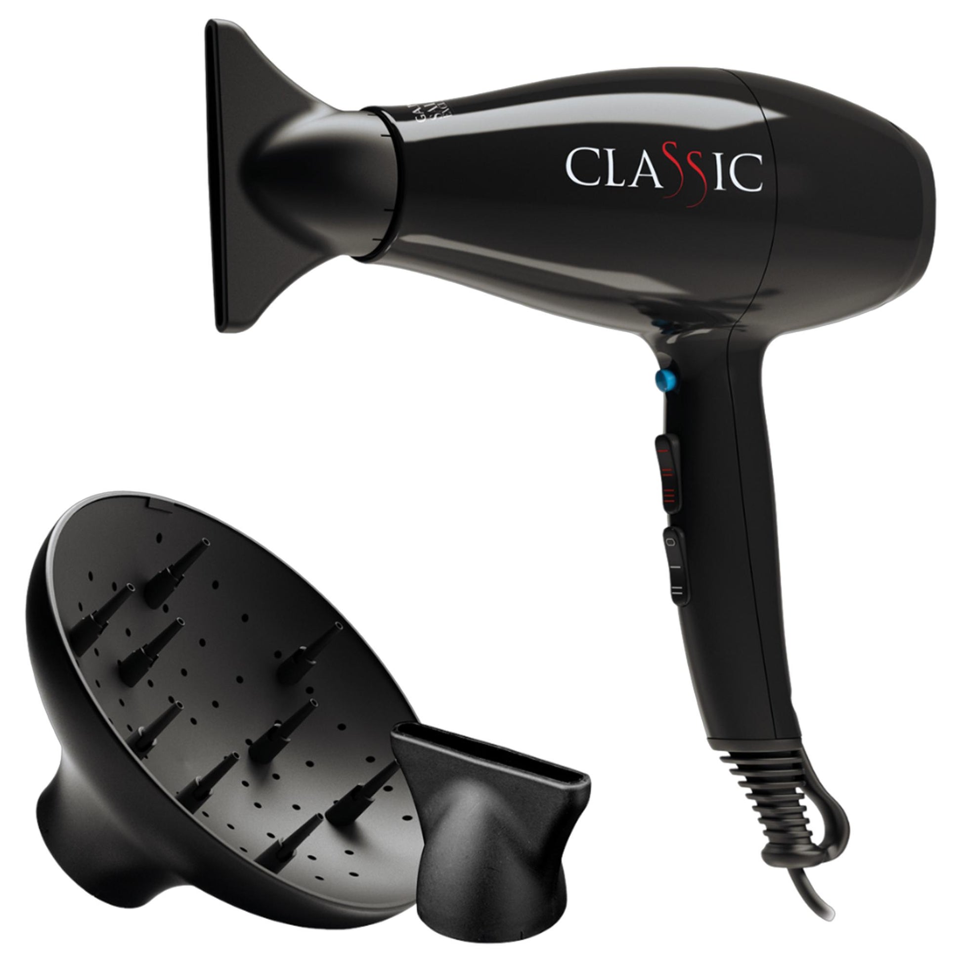 Gama Asciugacapelli Classic Ion Plus 2200W - Nero