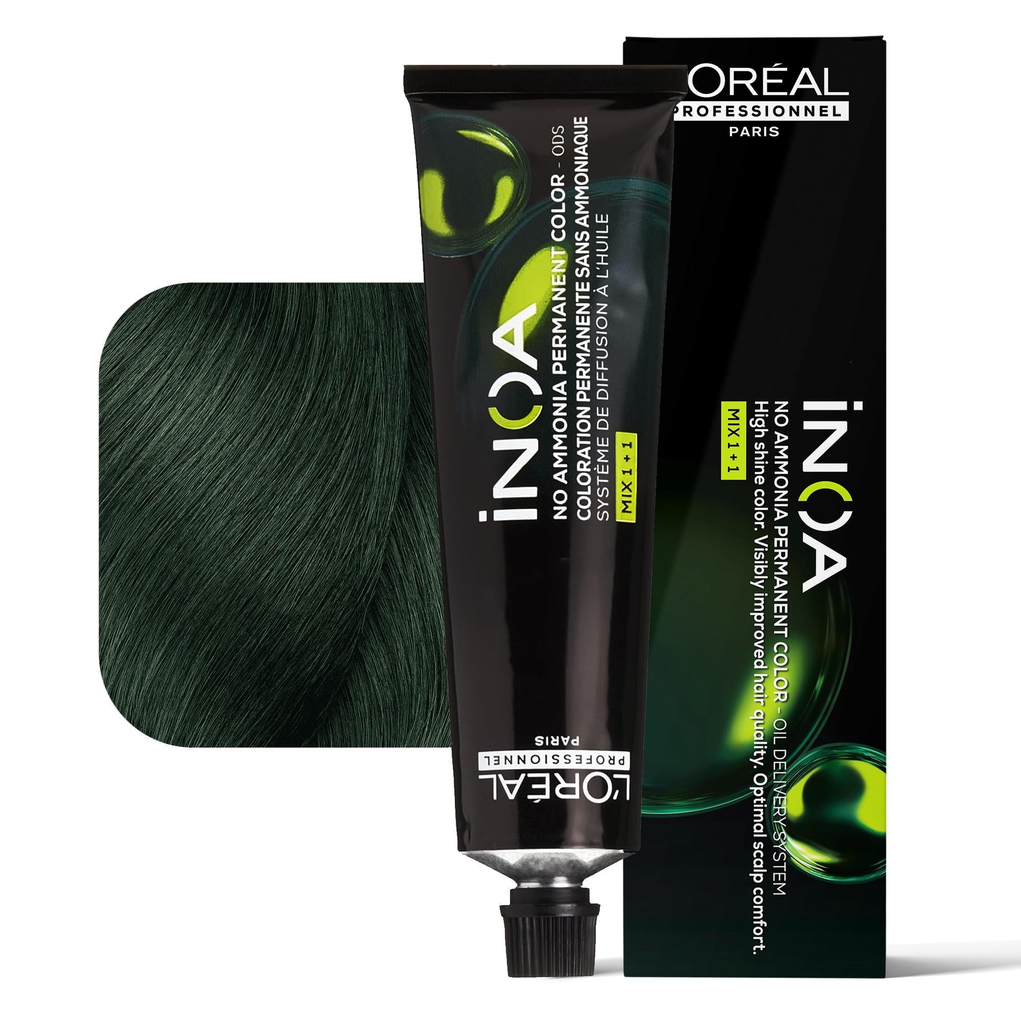Inoa Tintura per Capelli Senza Ammoniaca - Booster Verde