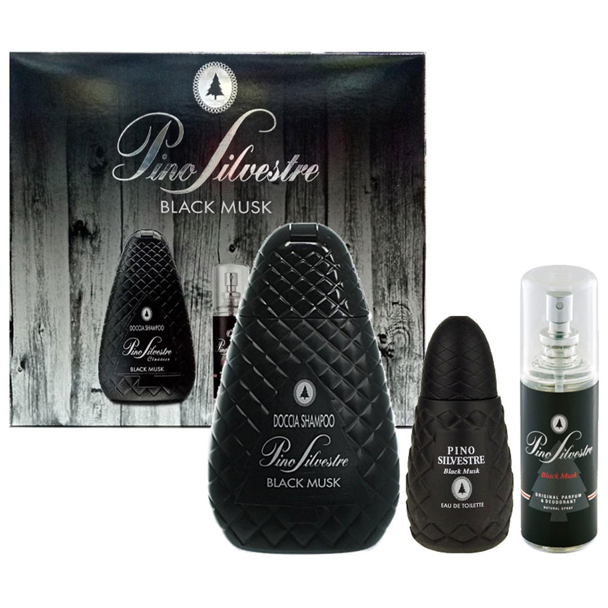 Pino Silvestre Black Musk Cofanetto Profumo Deodorante e ShowerGel