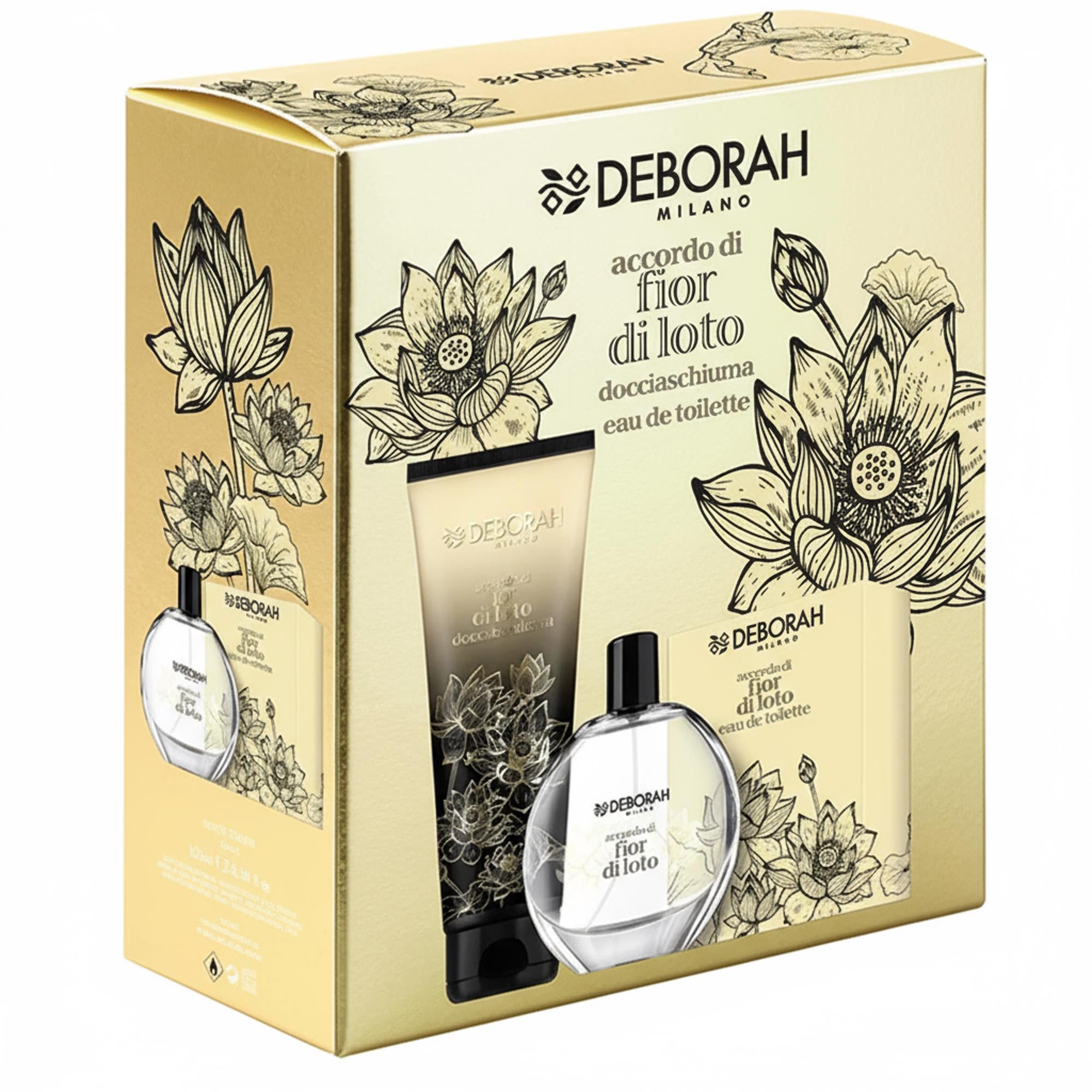 Deborah Accordo di Fior di Loto Cofanetto con Profumo e ShowerGel