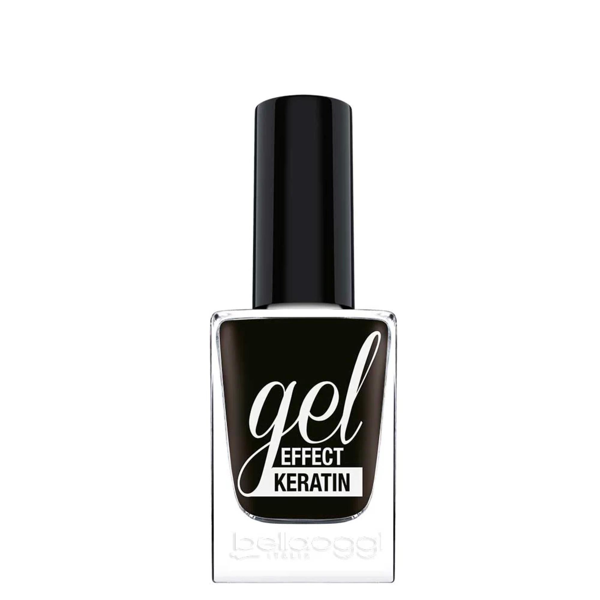 Bellaoggi Smalto Unghie Keratin Gel Effect – Black Affair