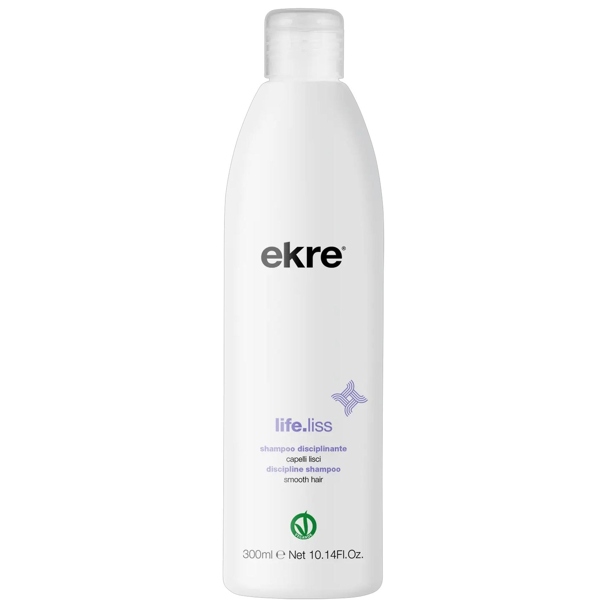 Ekre Life Liss Shampoo Capelli Lisci - 300ml