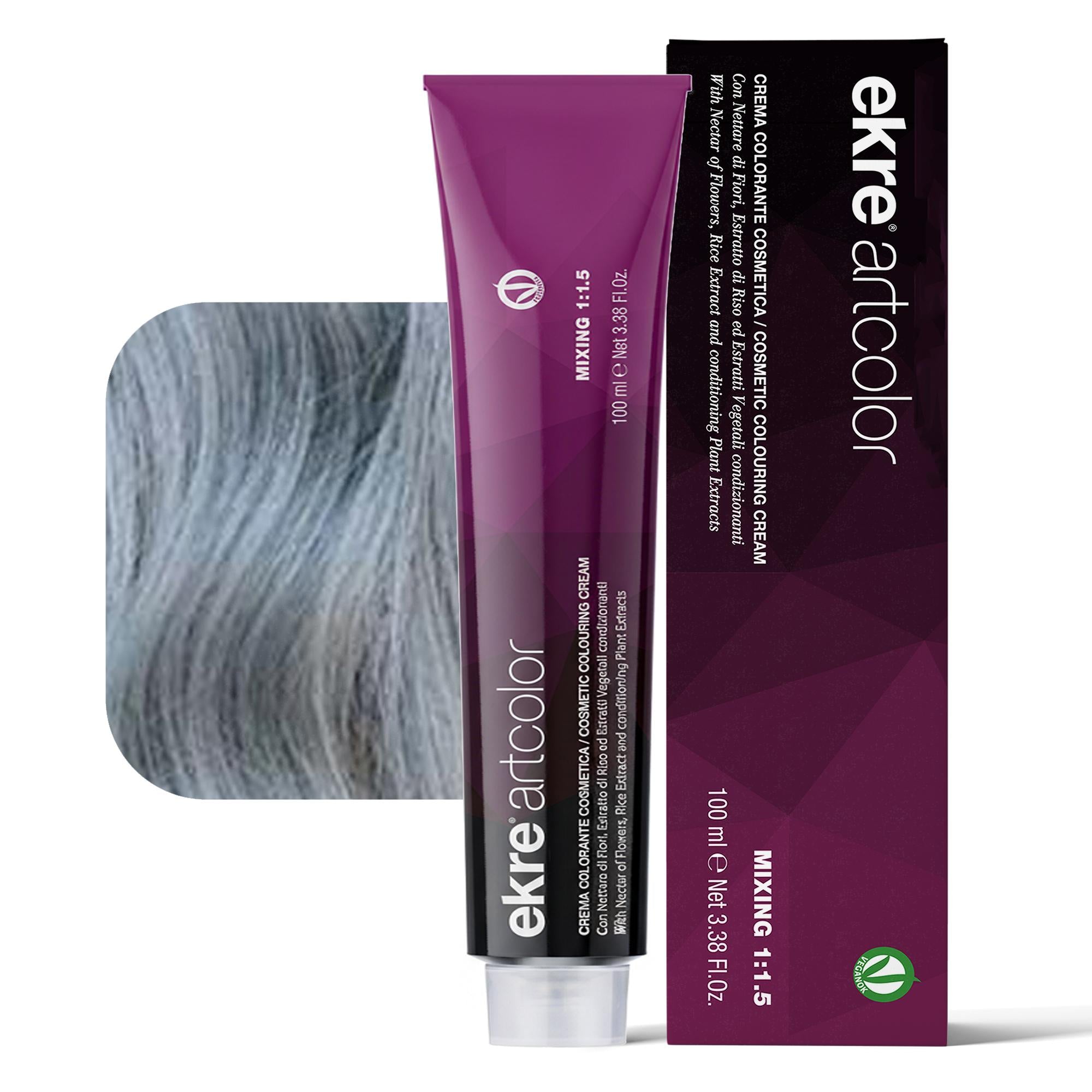 Ekre ArtColor Metal Tintura Capelli 100ml - Shiny Silver