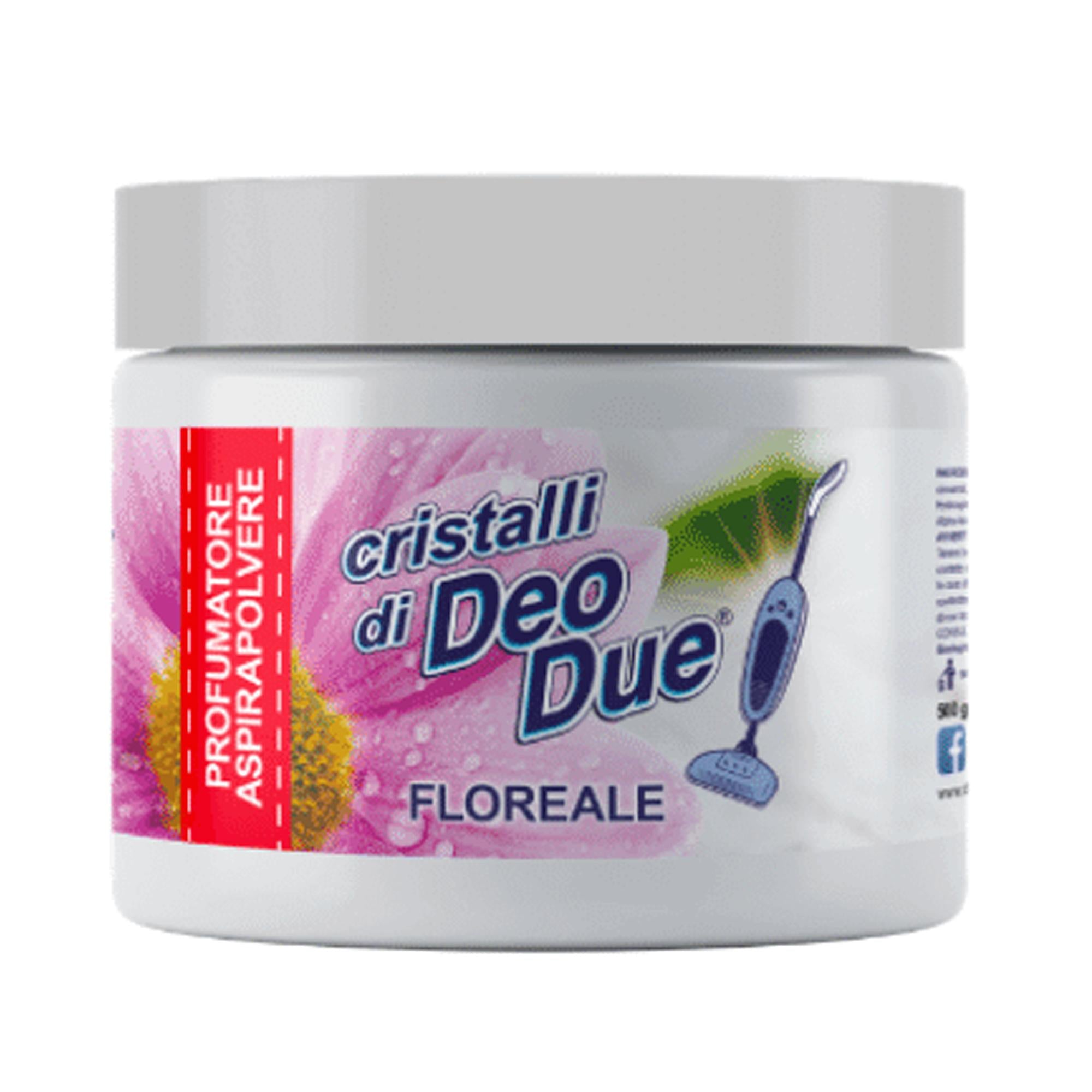 Deo Due Cristalli Profumati per Aspirapolvere 500gr - Floreale