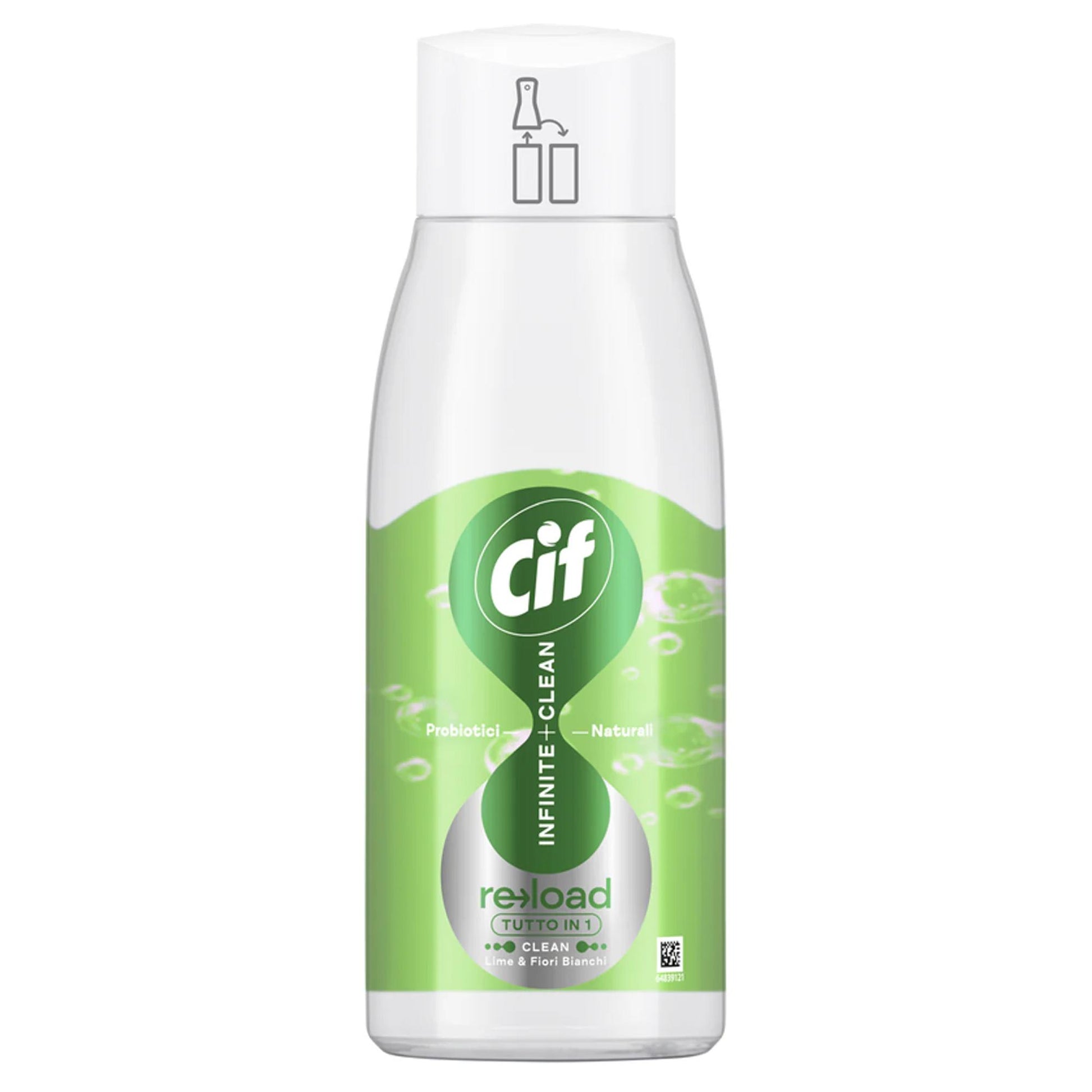 Cif Infinite Clean Ricarica 590ml - Lime e Fiori Bianchi