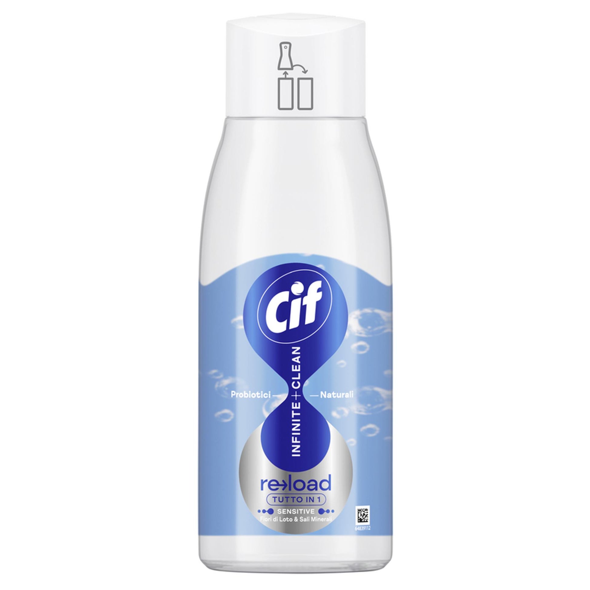 Cif Infinite Clean Ricarica 590ml - Loto e Sali Marini