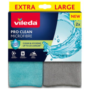 Vileda Pro Clean Panno Microfibra Extra Large - 2pz