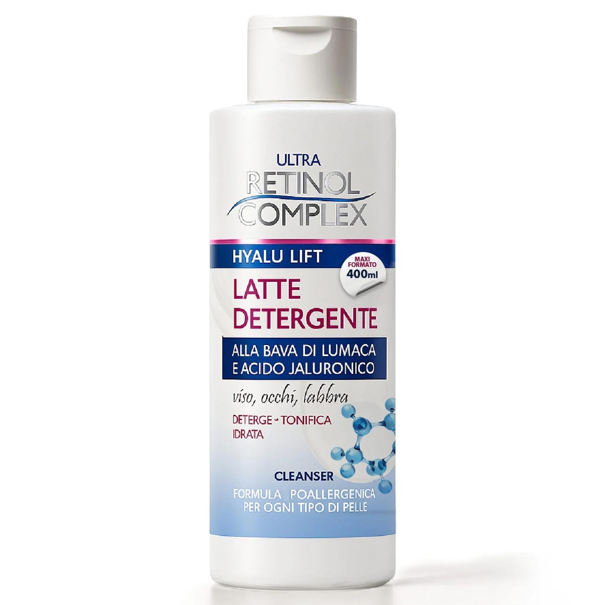 Ultra Retinol Complex Latte Latte Detergente Bava di Lumaca - 500ml