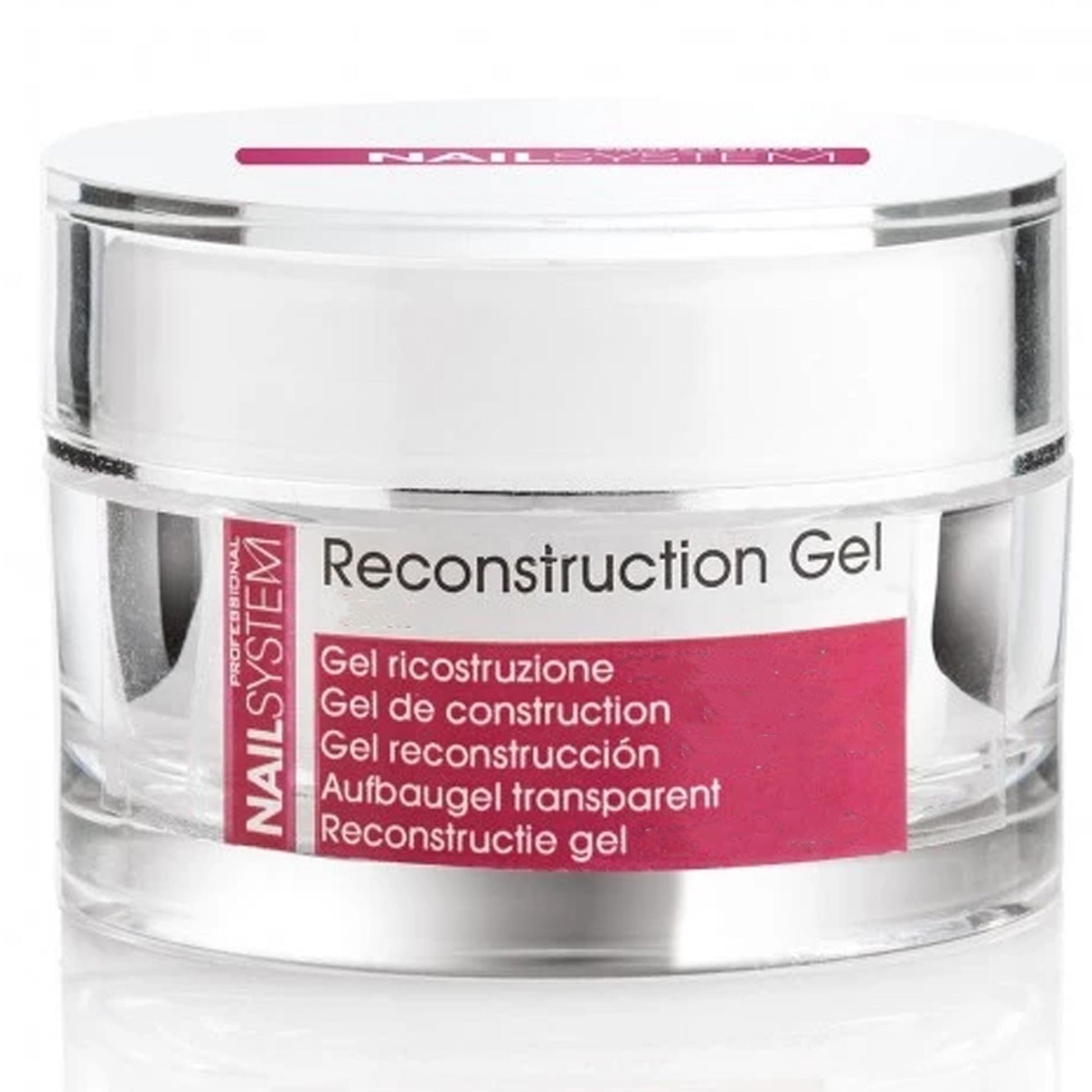Nail System Gel Ricostruzione Lattiginoso 30ml - Milky Pink
