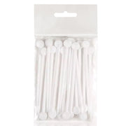 Spilloni per Bigodini 50pz - Bianco