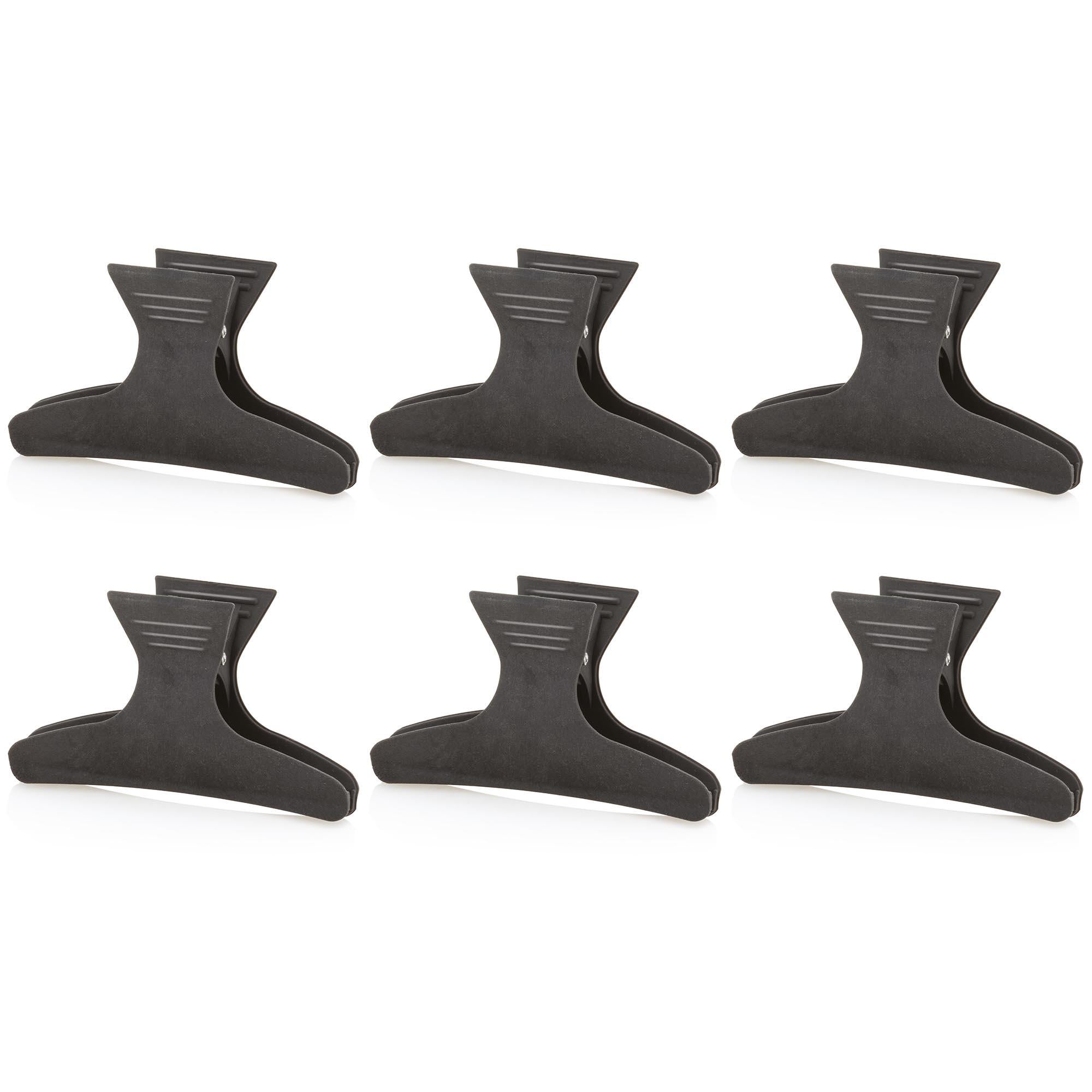 Clip Ferma Capelli in Carbonio da 8cm - 6pz