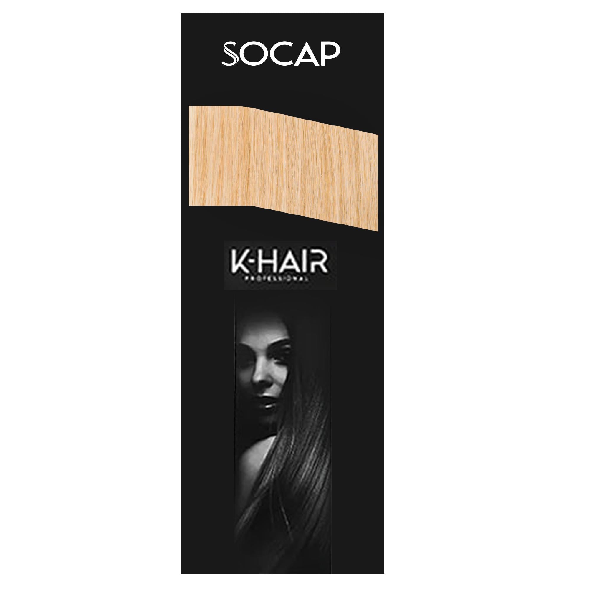 Socap K-Hair Extension con Cheratina 50-55cm 25pz - 1001