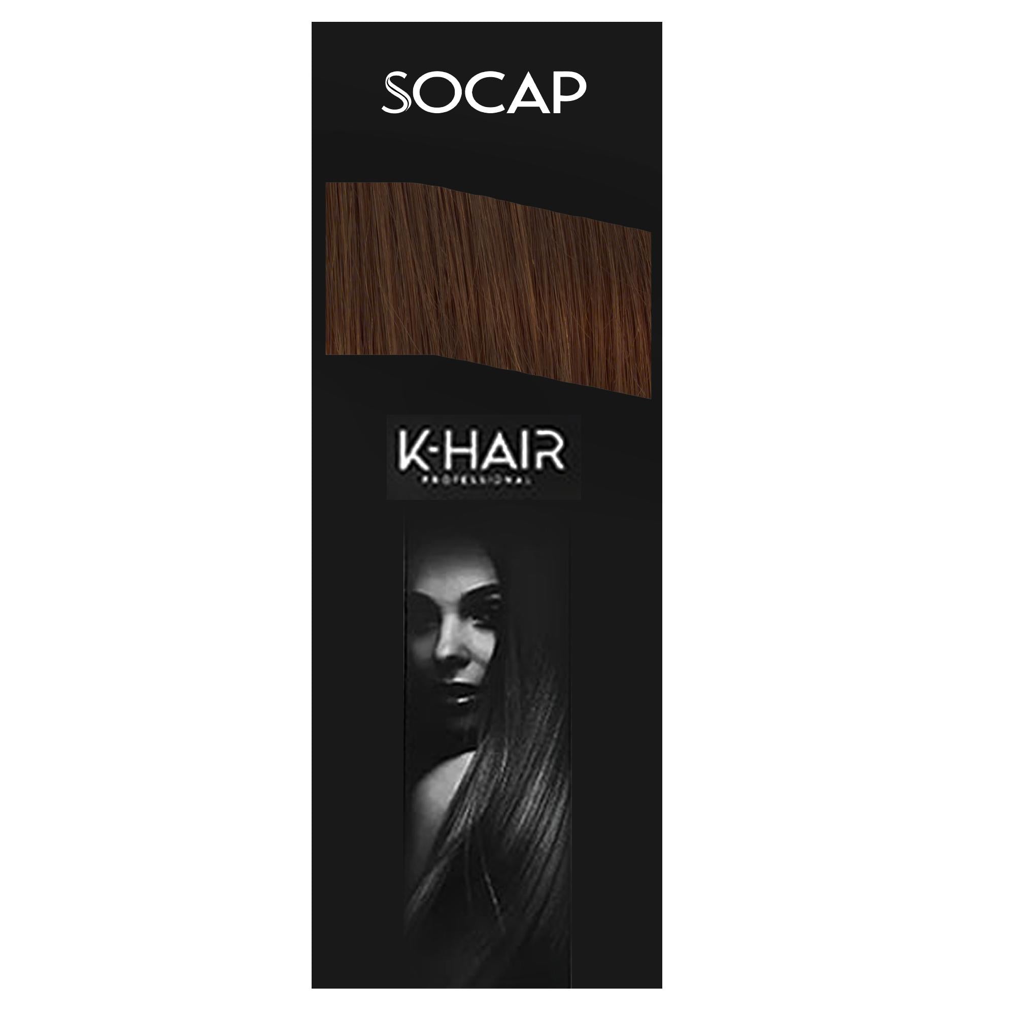 Socap K-Hair Extension con Cheratina 50-55cm 25pz - 4