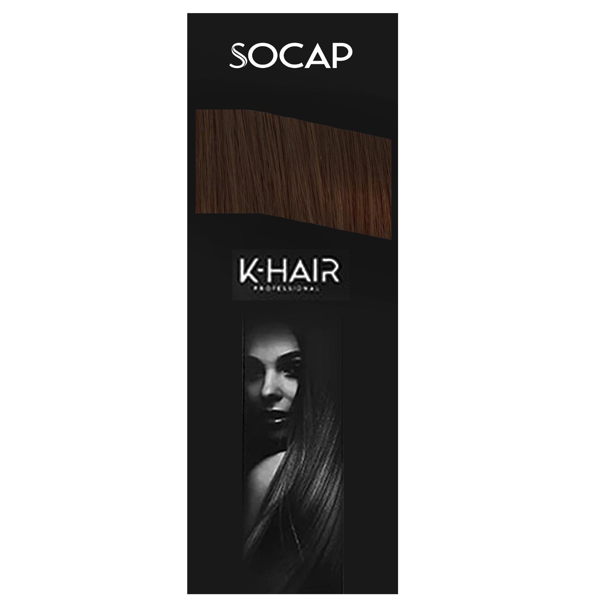 Socap K-Hair Extension con Cheratina 50-55cm 25pz - 2