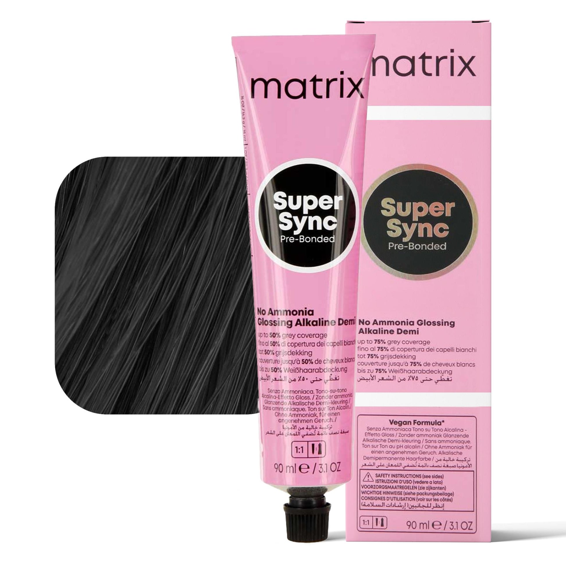 Matrix Super Sync Tono su Tono Tintura 90ml - 2N
