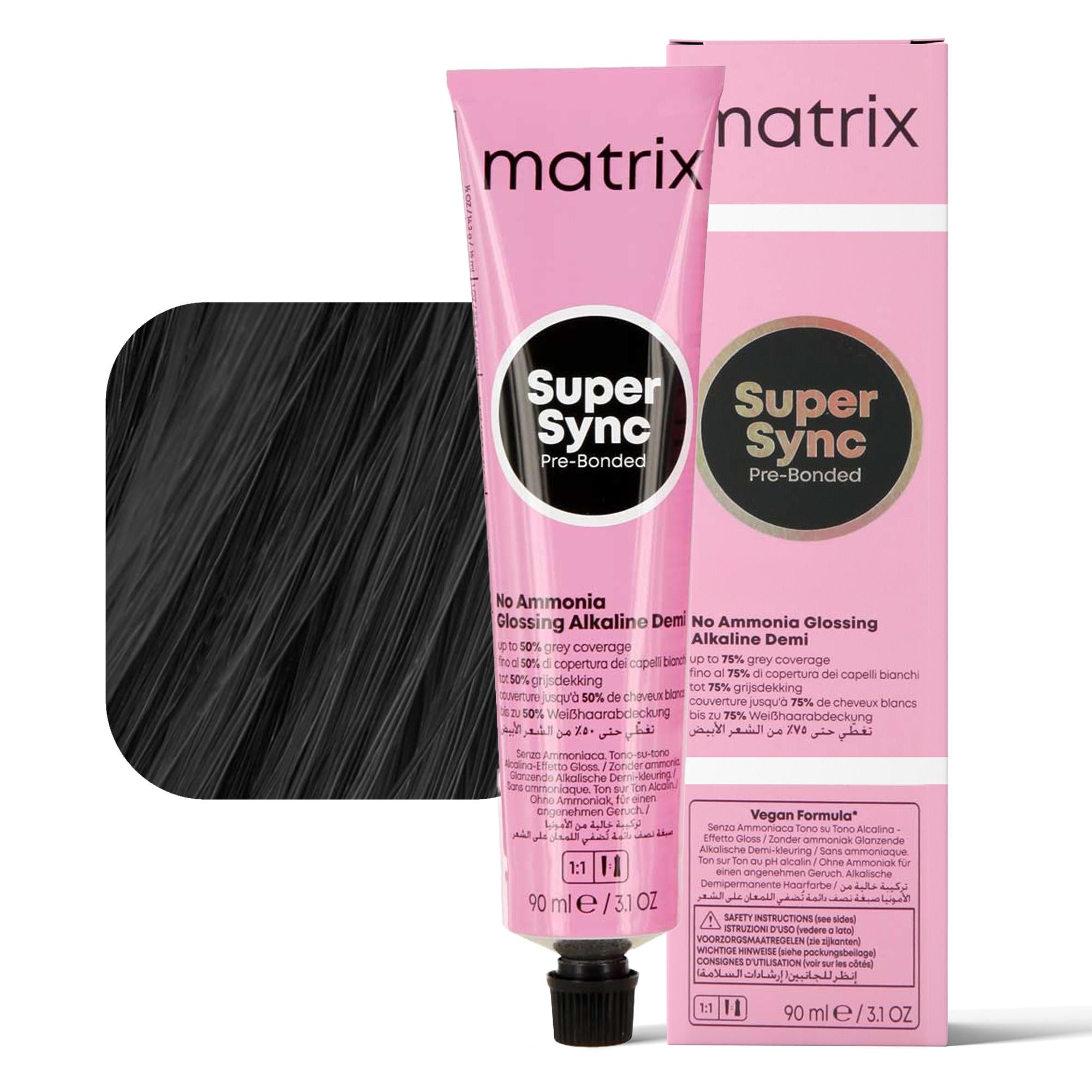 Matrix Super Sync Tono su Tono Tintura 90ml - 2N