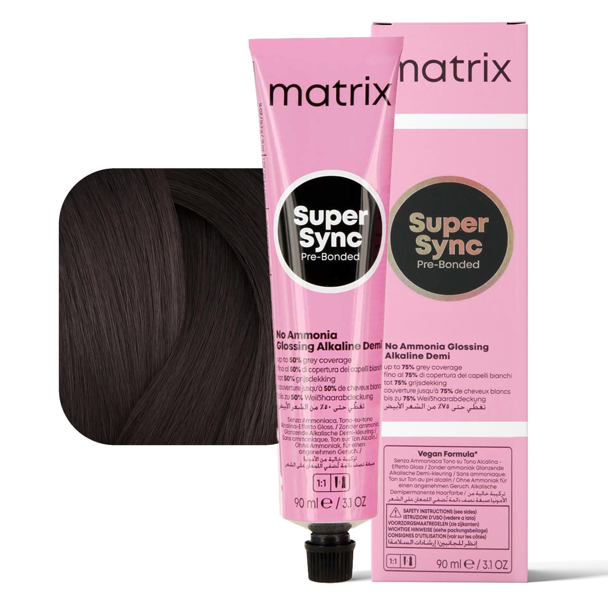 Matrix Super Sync Tono su Tono Tintura 90ml - 4N