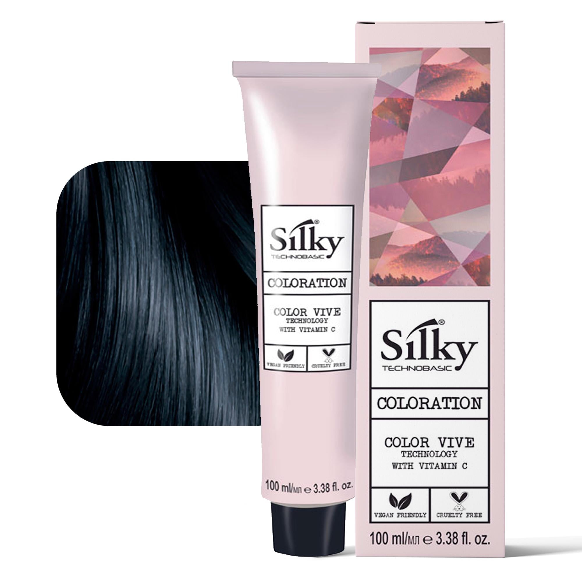 Silky Technobasic Coloration Tintura per Capelli 100ml - 1.10
