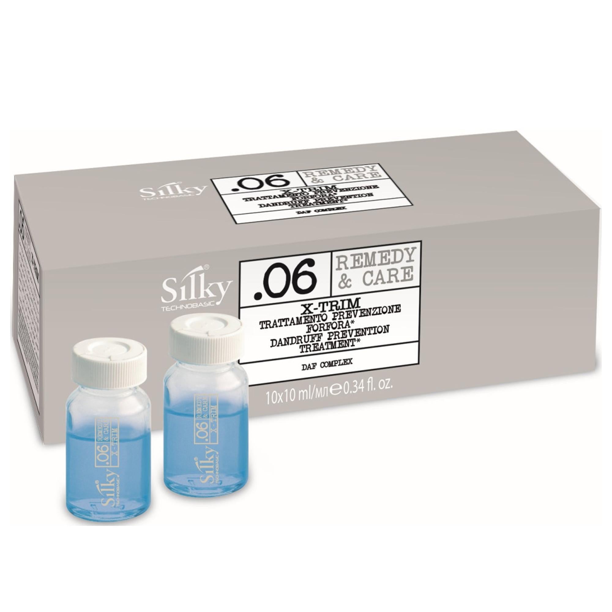 Silky Remedy e Care Trattamento X-Trim Prevenzione Forfora - 10x10ml