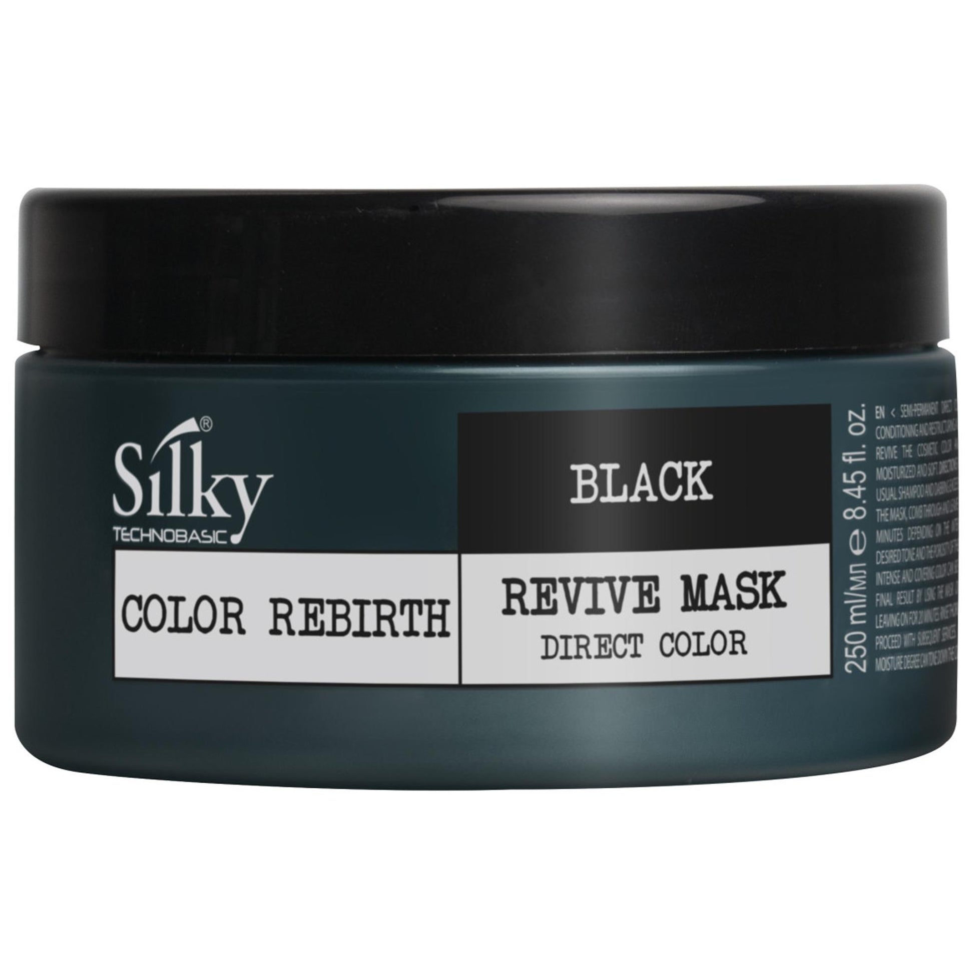 Silky Color Rebirth Maschera Colorante Semi Permanente 250ml - Nero