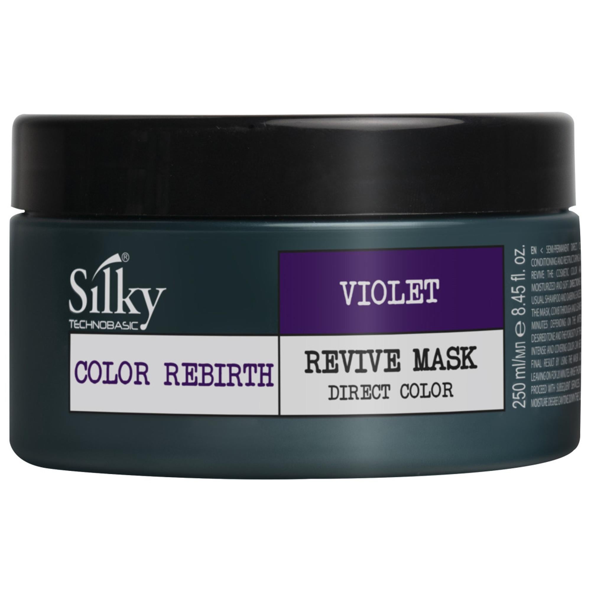 Silky Color Rebirth Maschera Colorante Semi Permanente 250ml - Viola