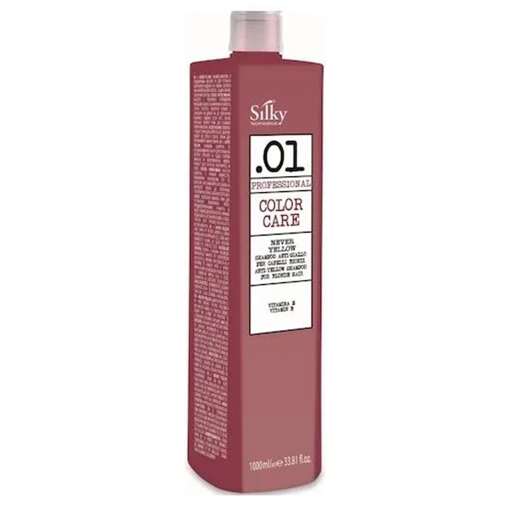 Silky Color Care Never Yellow Shampoo Anti Giallo - 1000ml