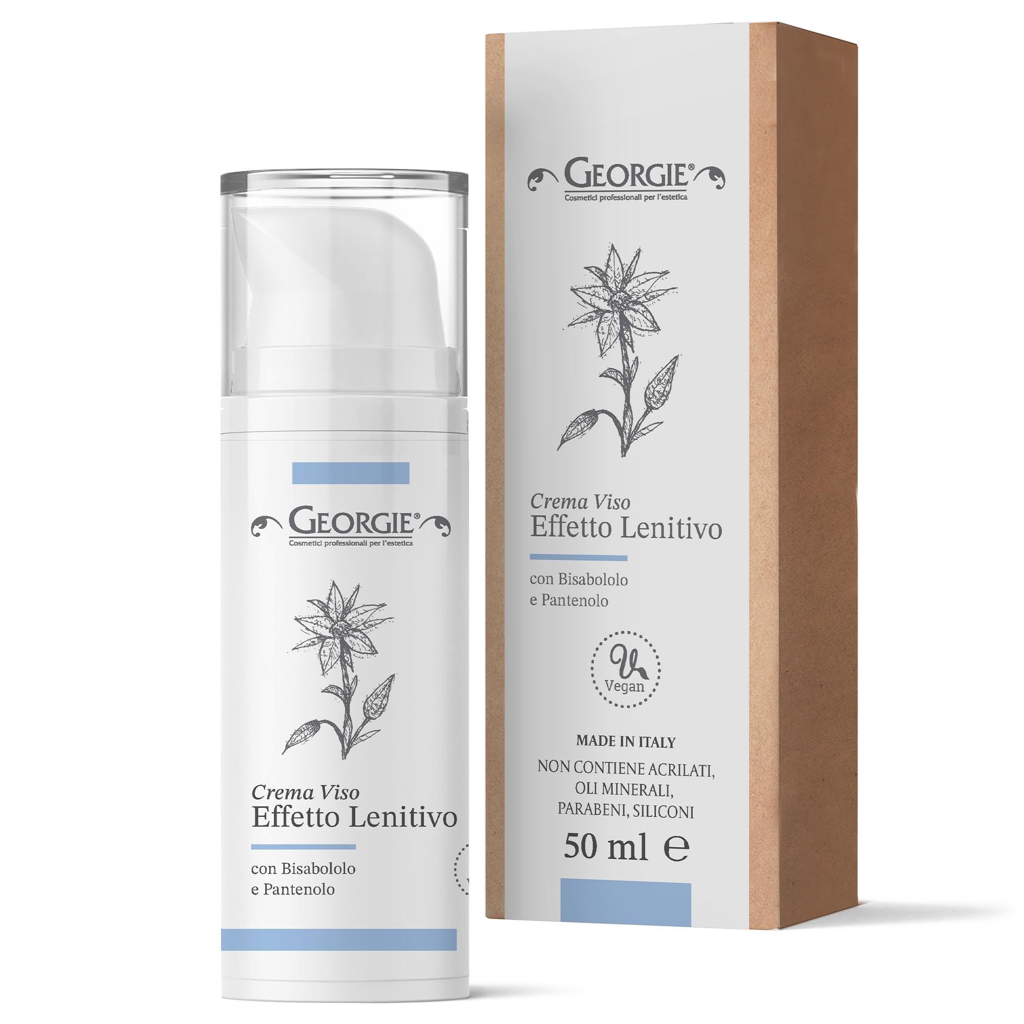 Georgie Crema Viso Effetto Lenitivo con Bisabololo e Pantenolo - 50ml