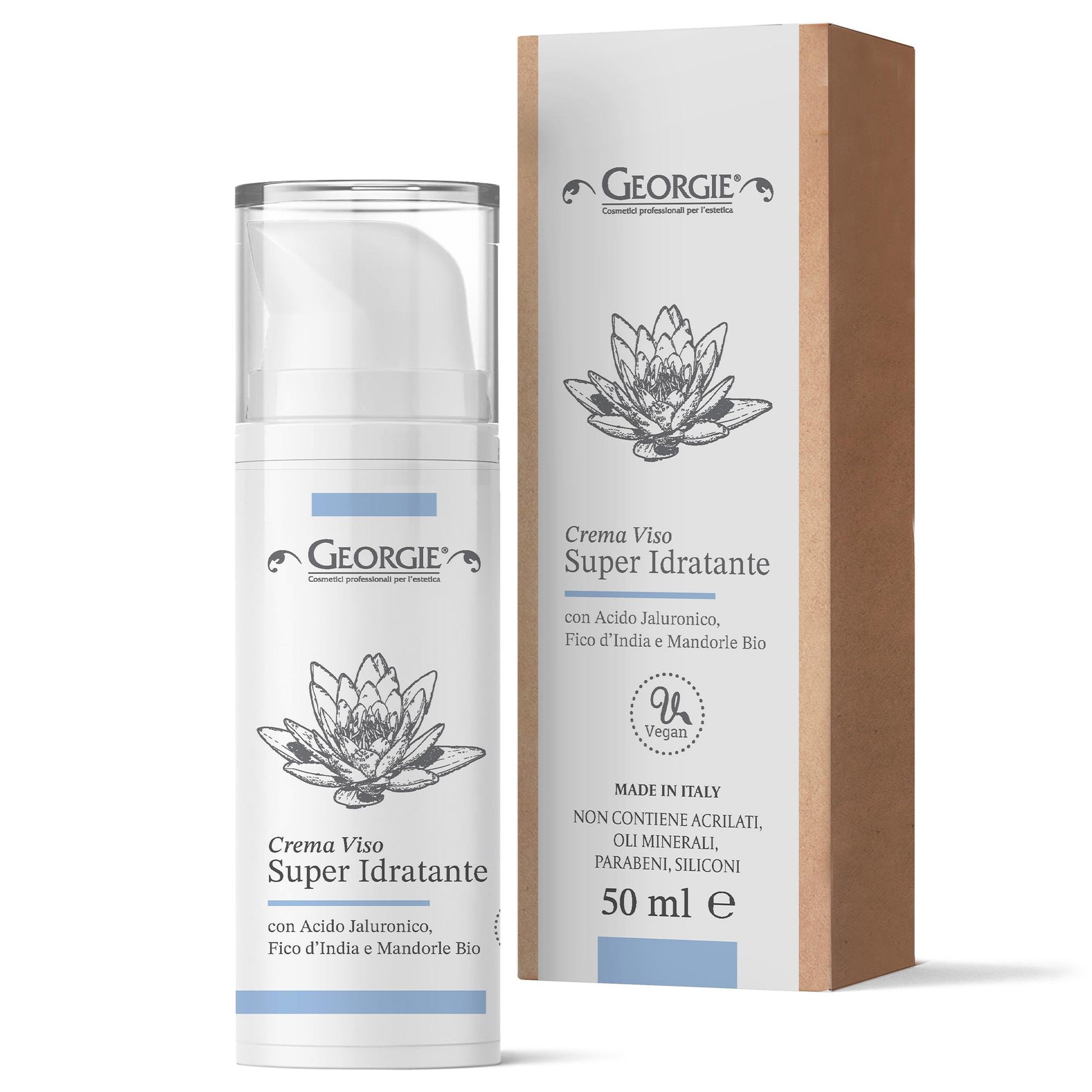 Georgie Crema Viso Super Idratante con Acido Ialuronico - 50ml
