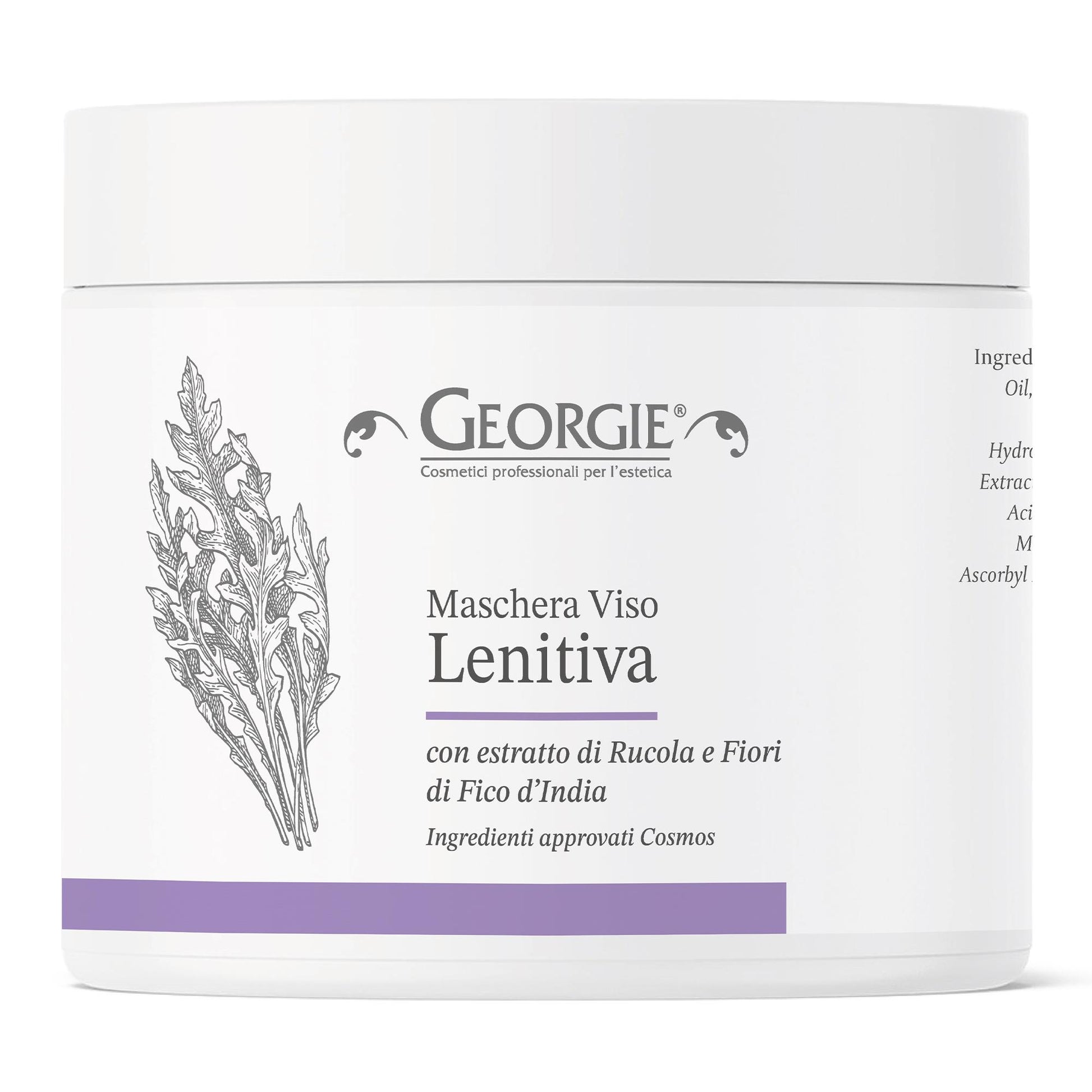 Georgie Maschera Viso in Crema Lenitiva con Rucola e Aloe - 250ml
