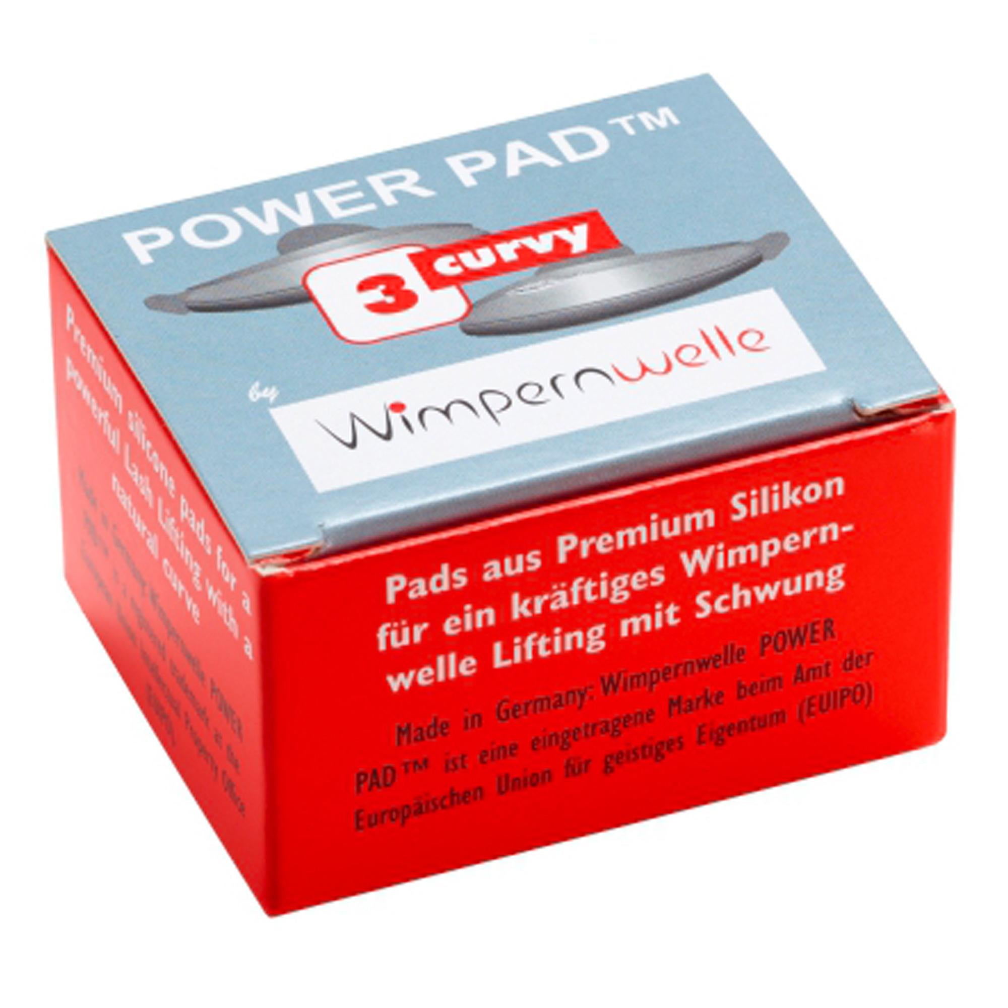Wimpernwelle Power Pads Curvy in Silicone per Laminazione Ciglia 8pz - Misura 3