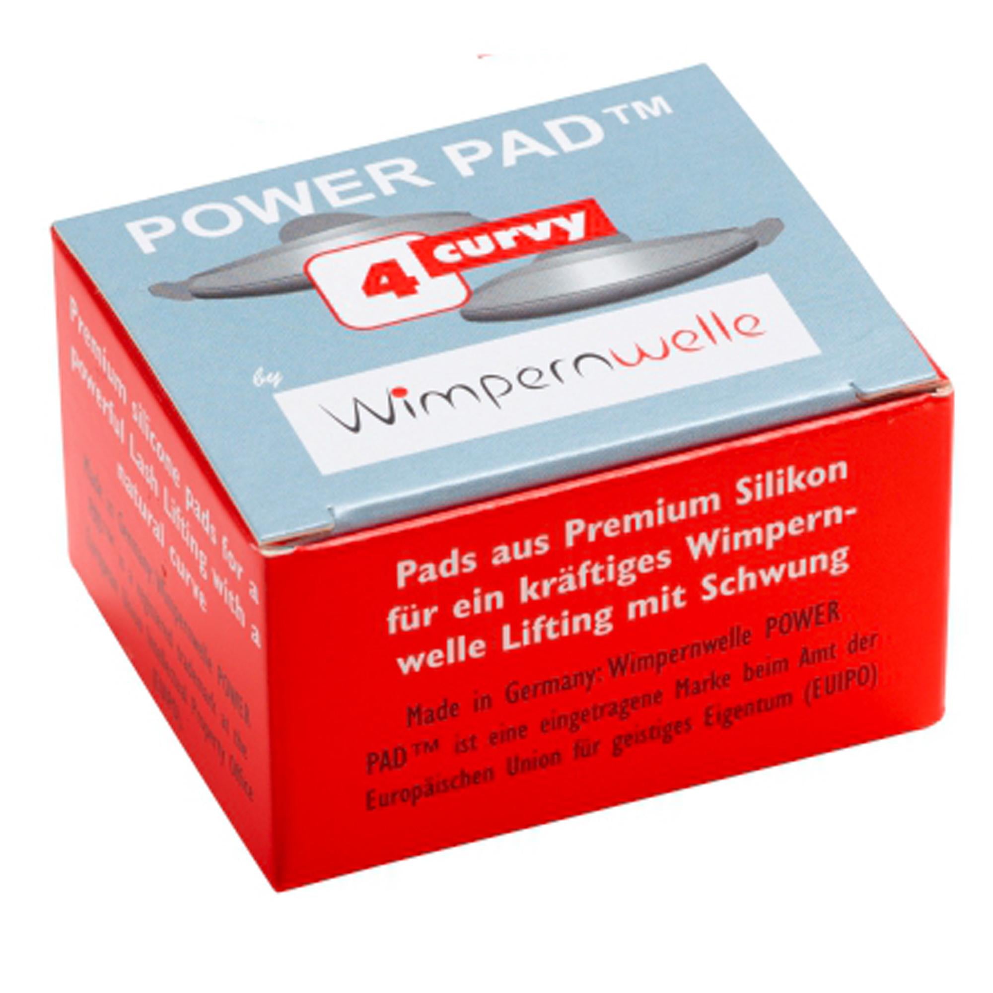Wimpernwelle Power Pads Curvy in Silicone per Laminazione Ciglia 8pz - Misura 4