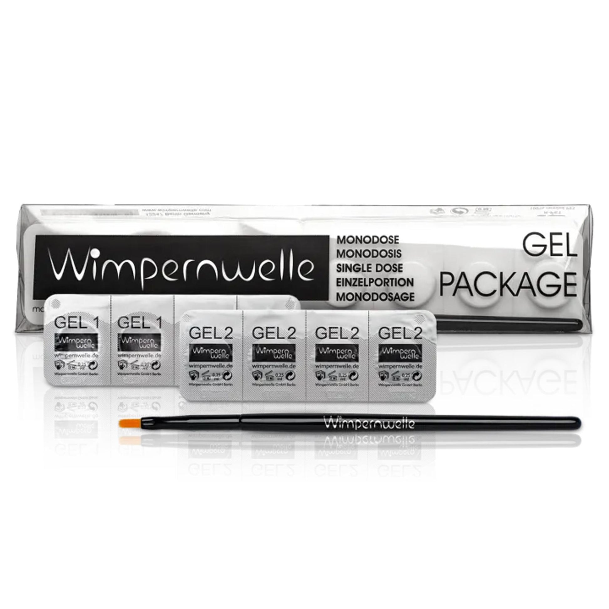 Wimpernwelle Kit 48 Gel Monodose e Pennello Laminazione Ciglia