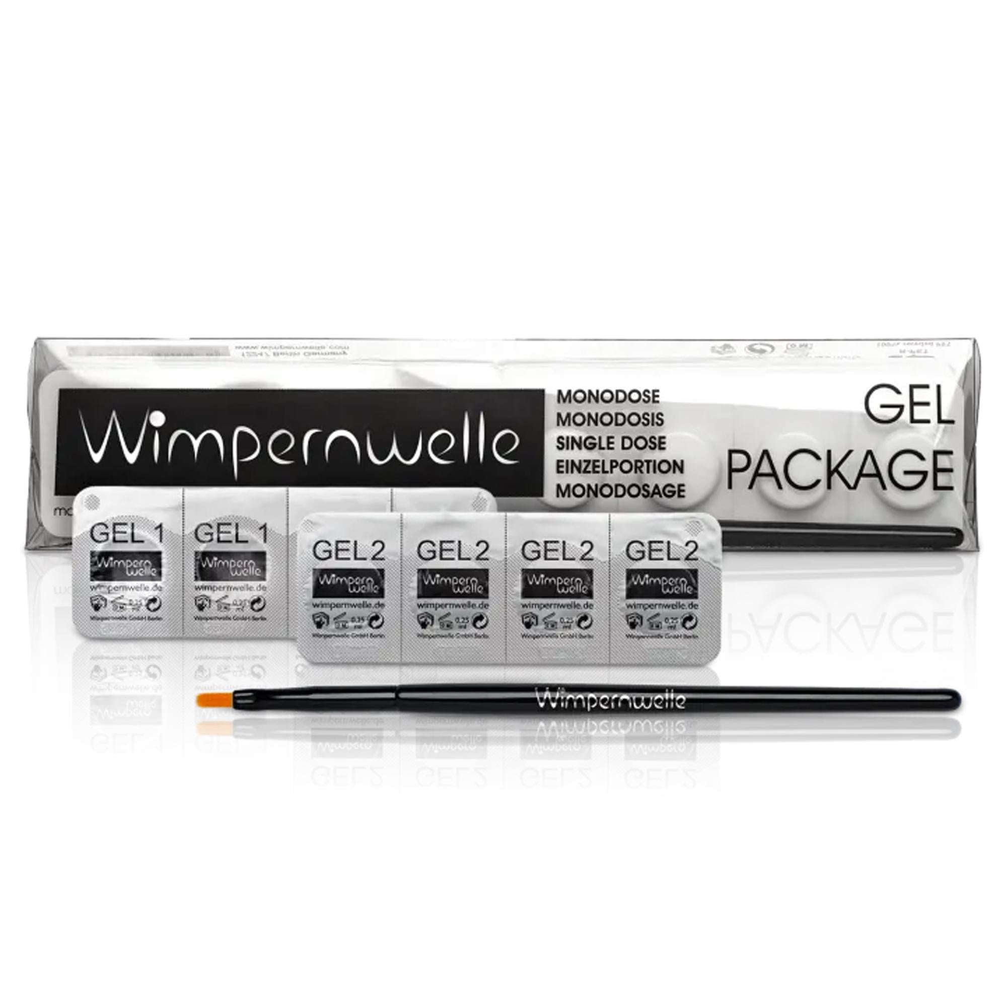 Wimpernwelle Kit 48 Gel Monodose e Pennello Laminazione Ciglia